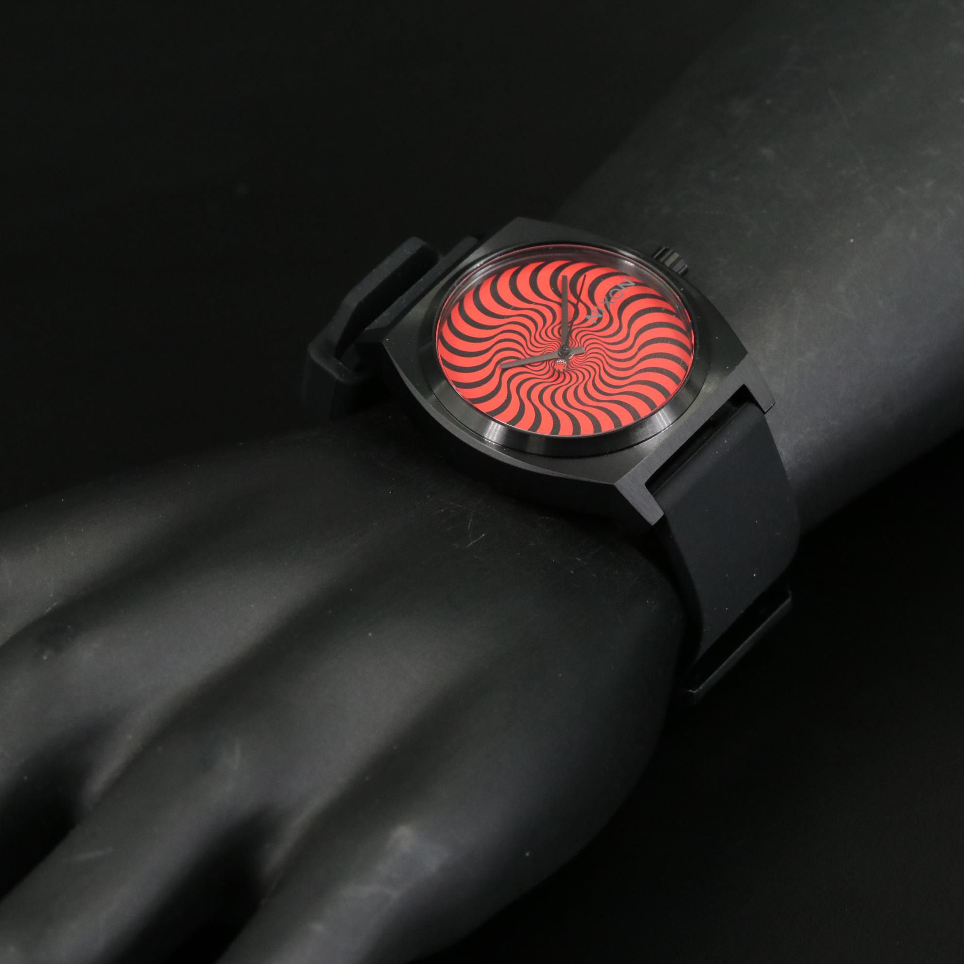 Nixon Time Teller X Spitfire Swirl Dial Quartz Watch