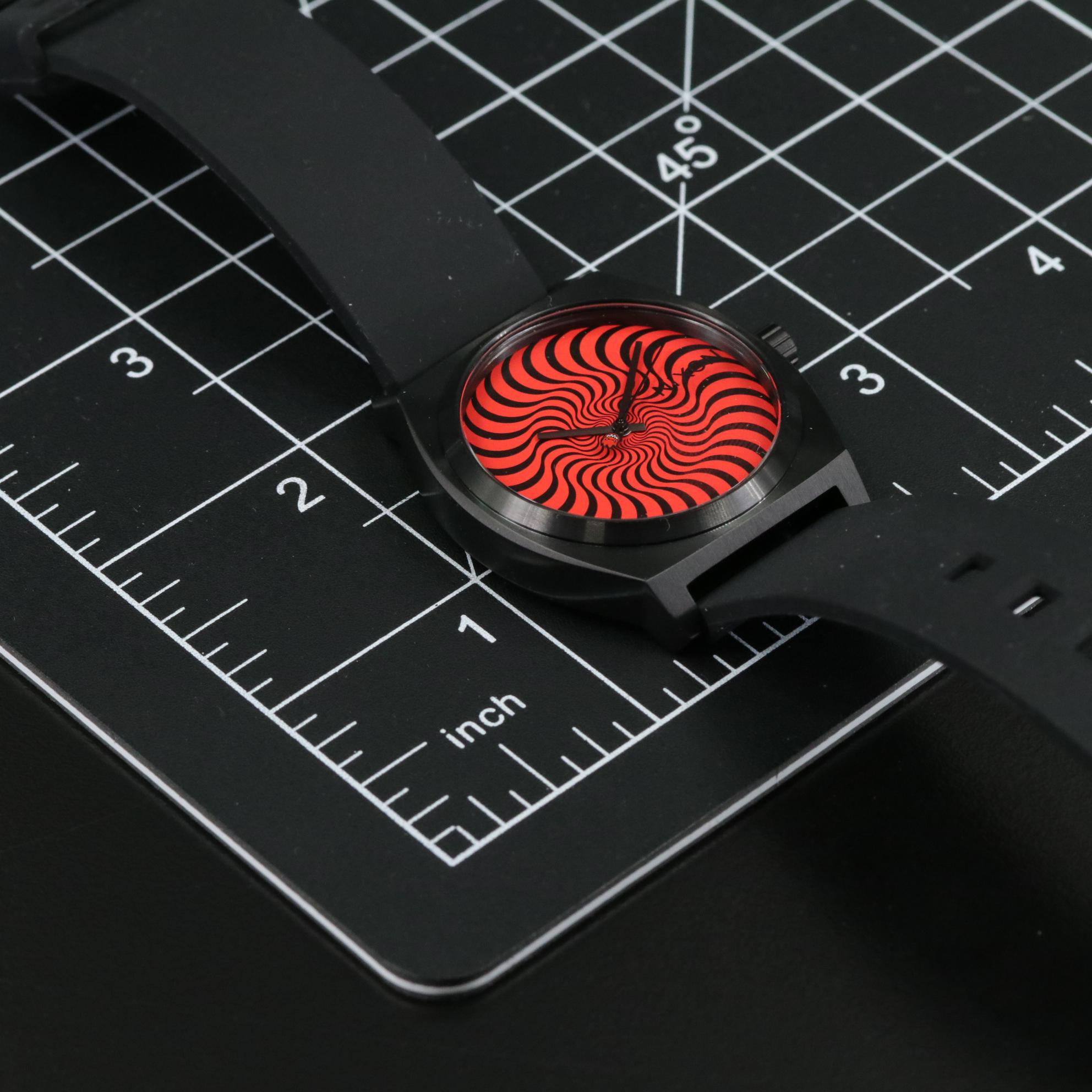 Nixon Time Teller X Spitfire Swirl Dial Quartz Watch