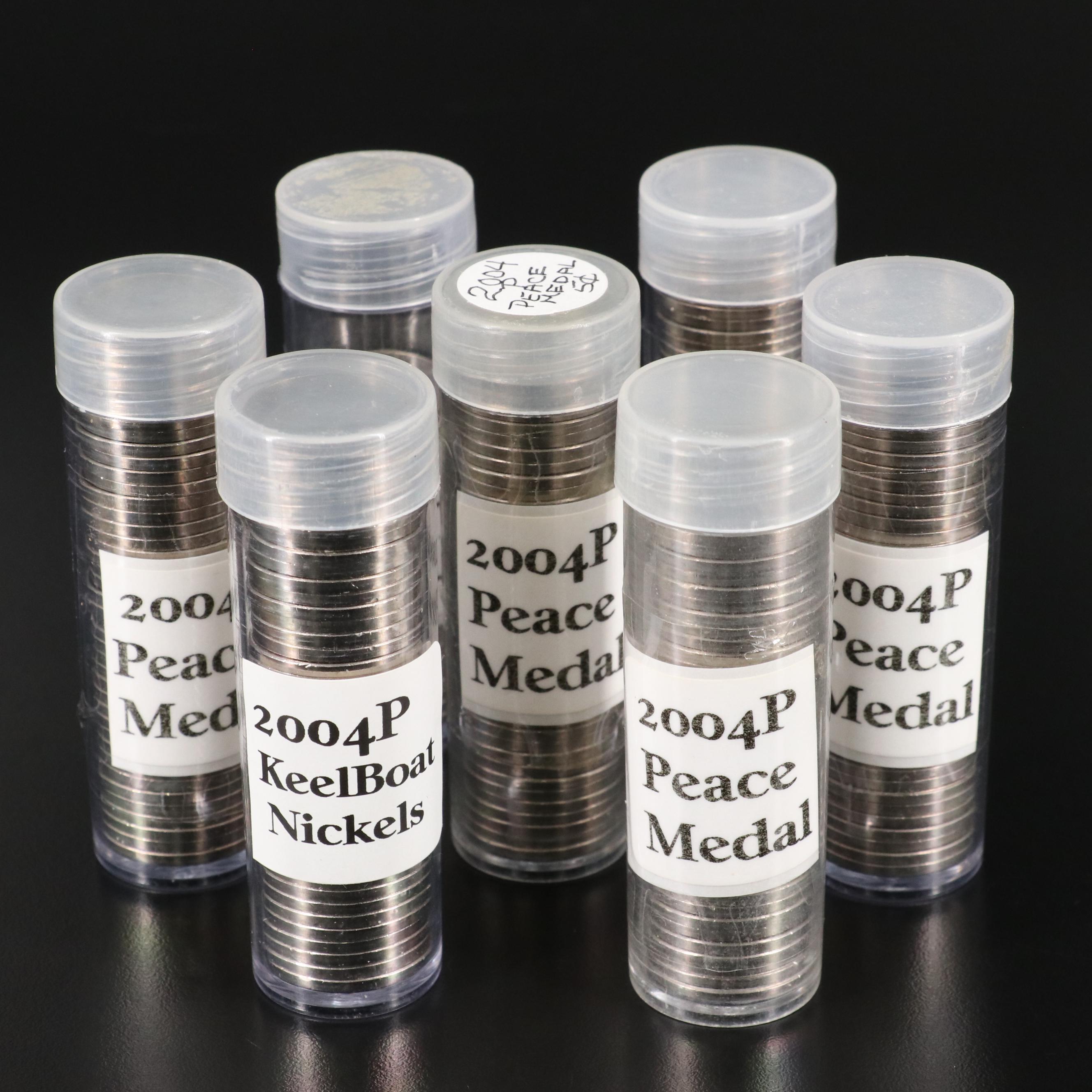 Seven Uncirculated Rolls of Westward Journey Nickels