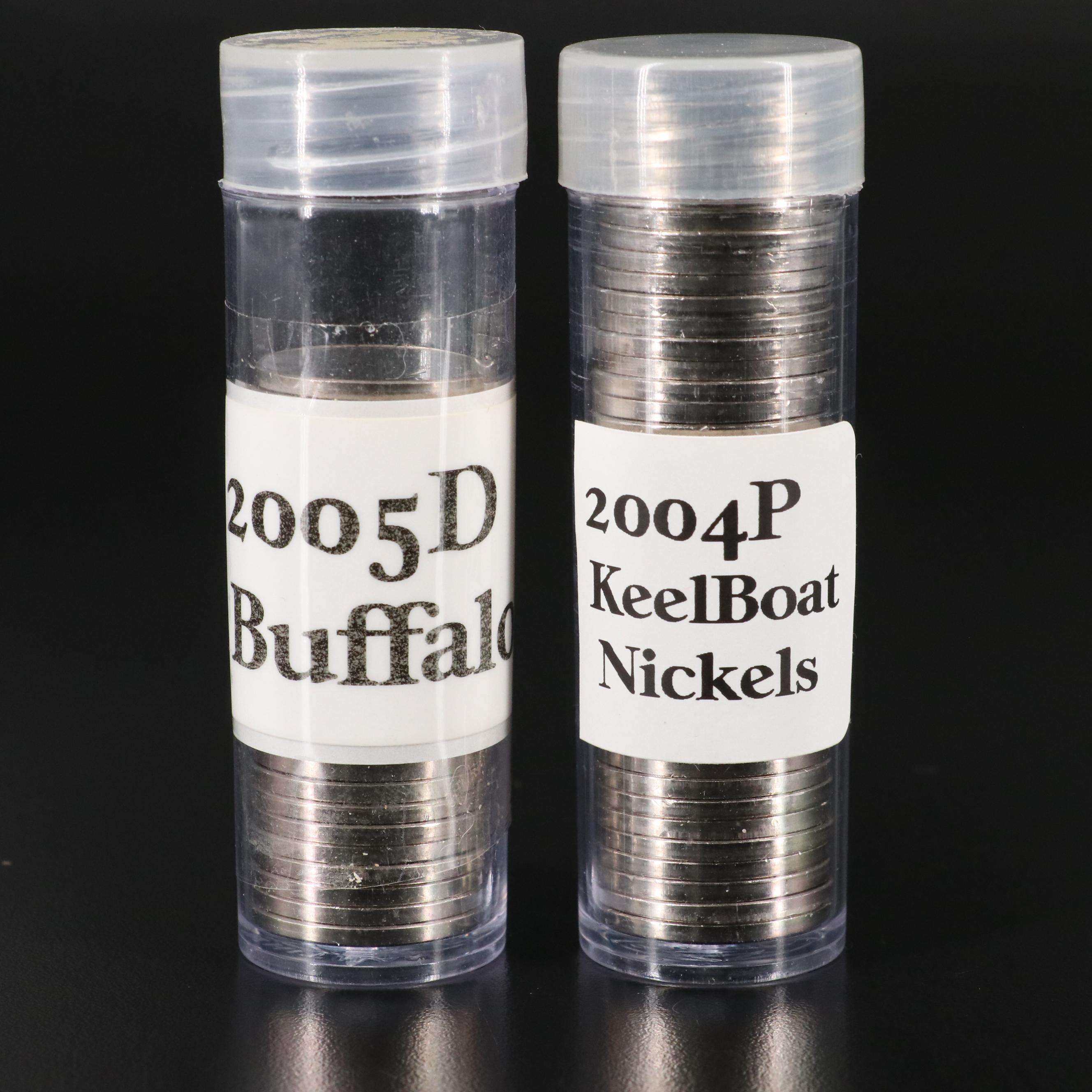 Seven Uncirculated Rolls of Westward Journey Nickels