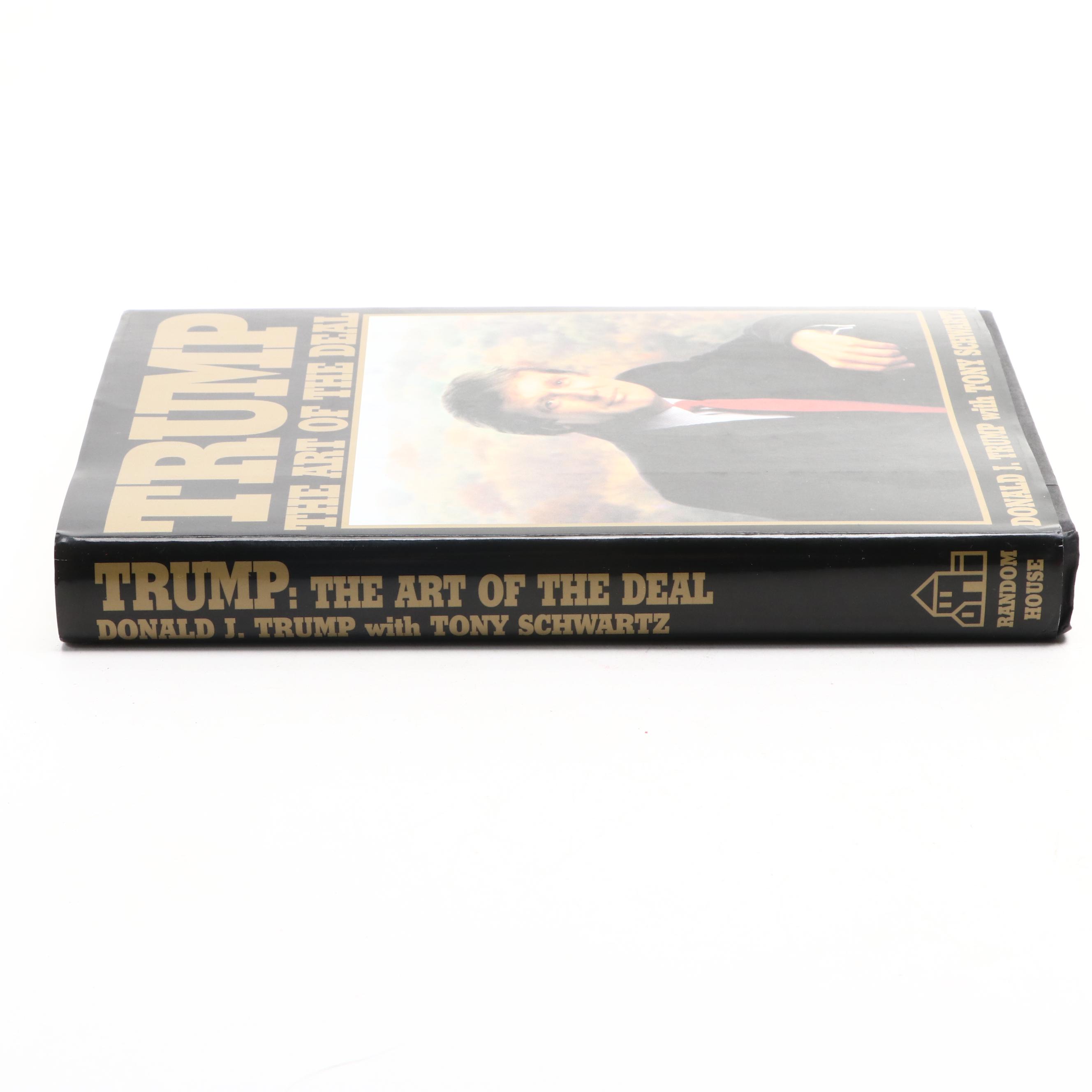 Donald Trump Signed "The Art Of The Deal" 2016 Election Edition Hardcover Book