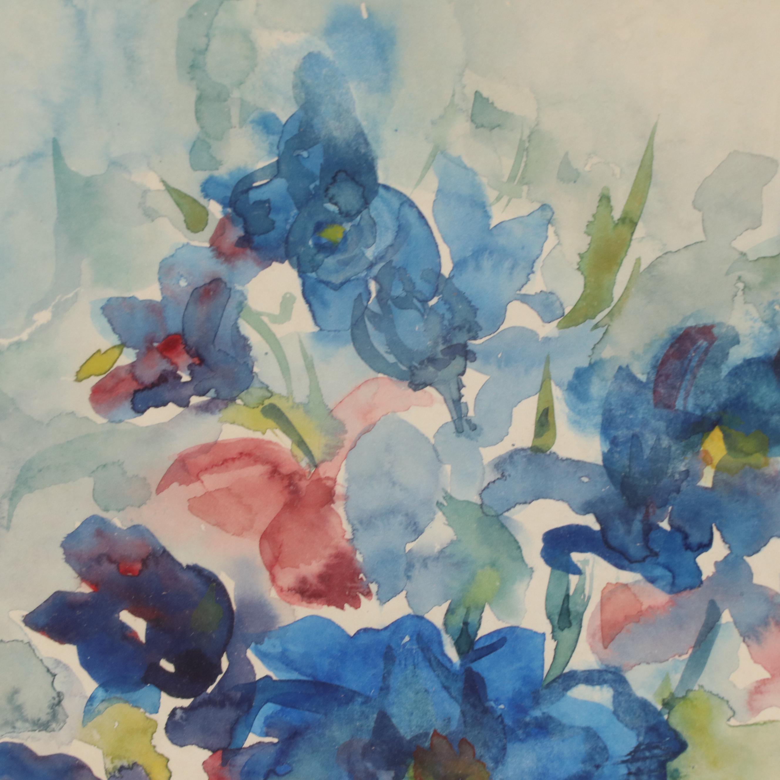 Floral Still Life Watercolor Painting