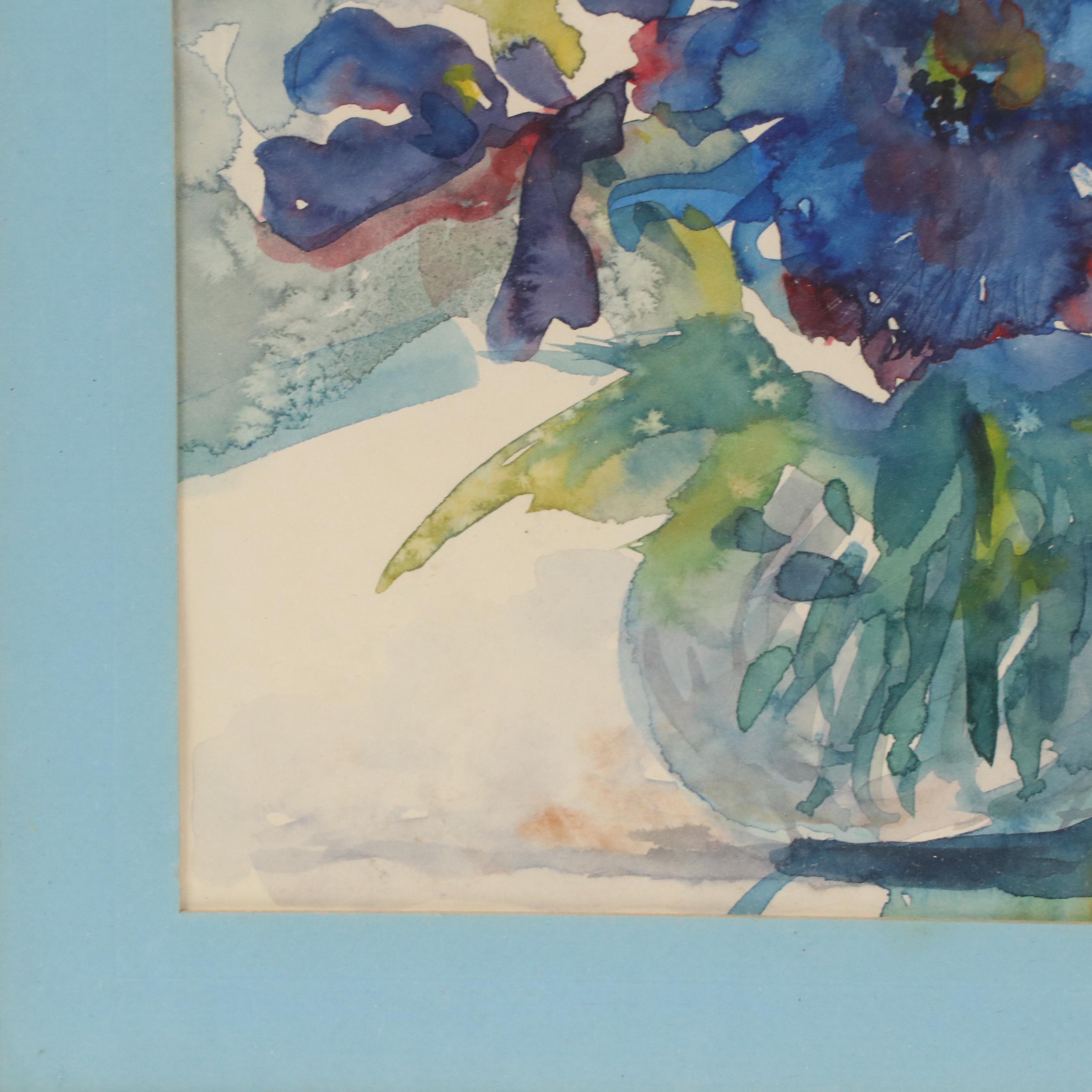 Floral Still Life Watercolor Painting