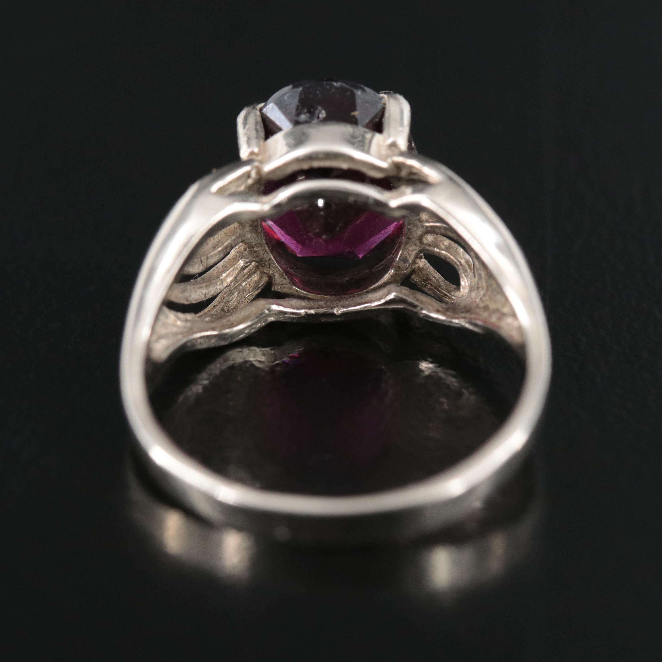 14K Garnet Ring
