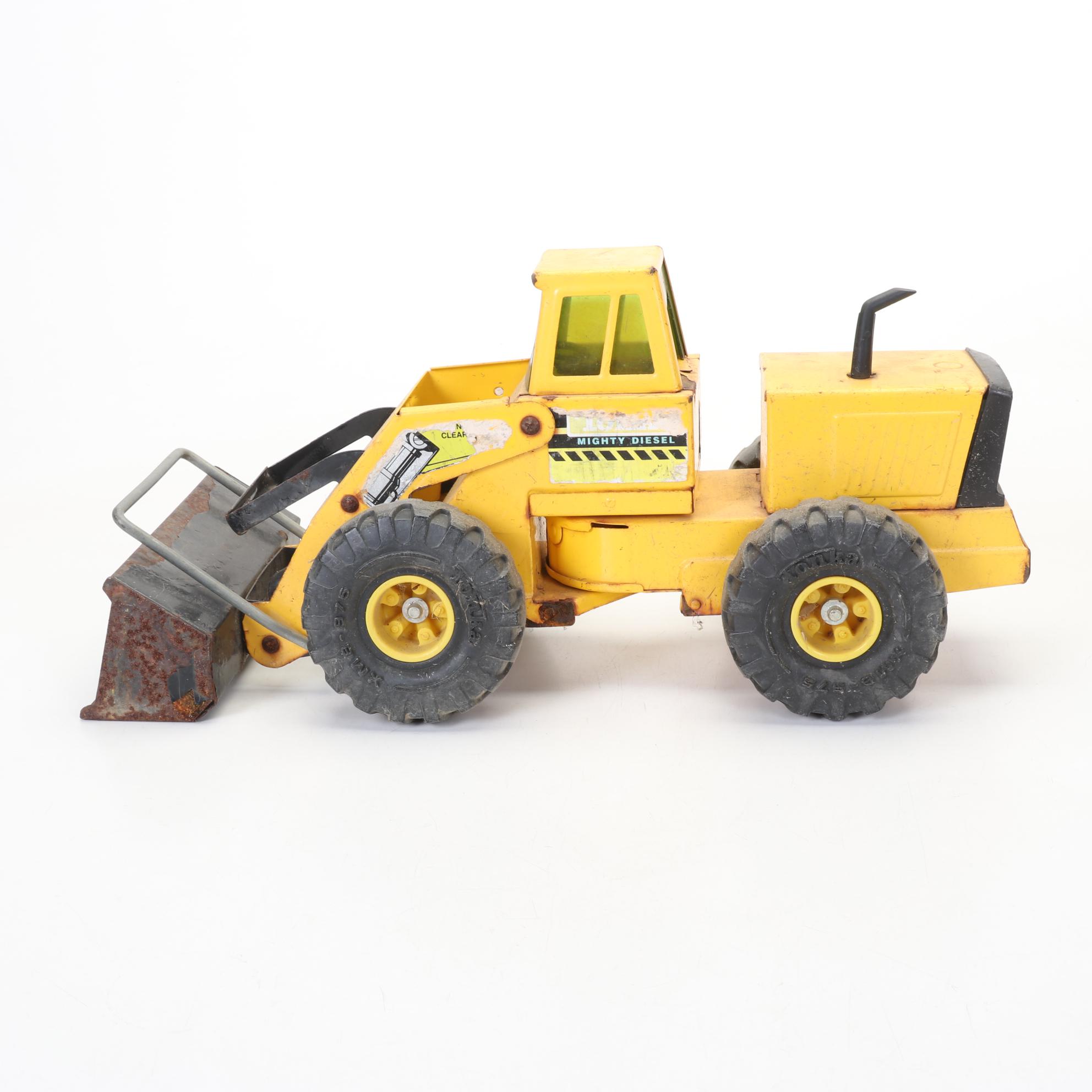 Tonka "Mighty Diesel" Pressed Steel Front Loader