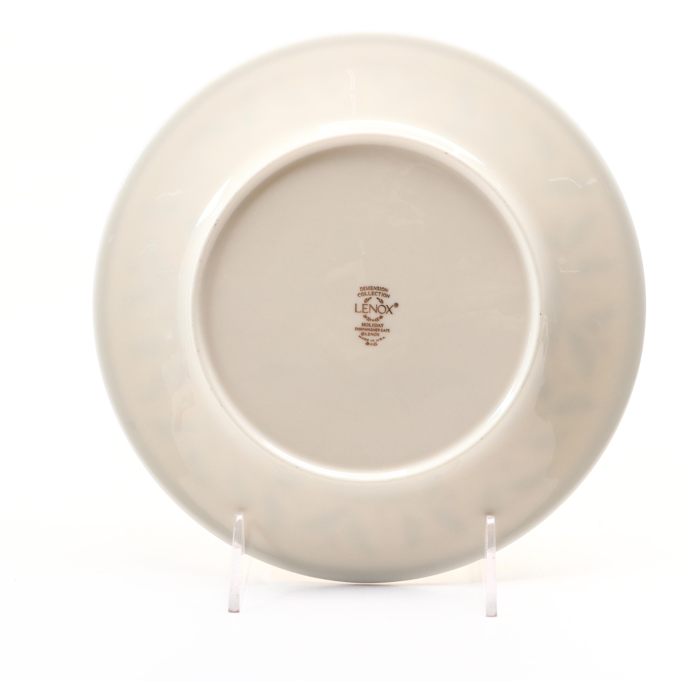 Lenox "Holiday Tartan" with "Holiday" and Other Plates