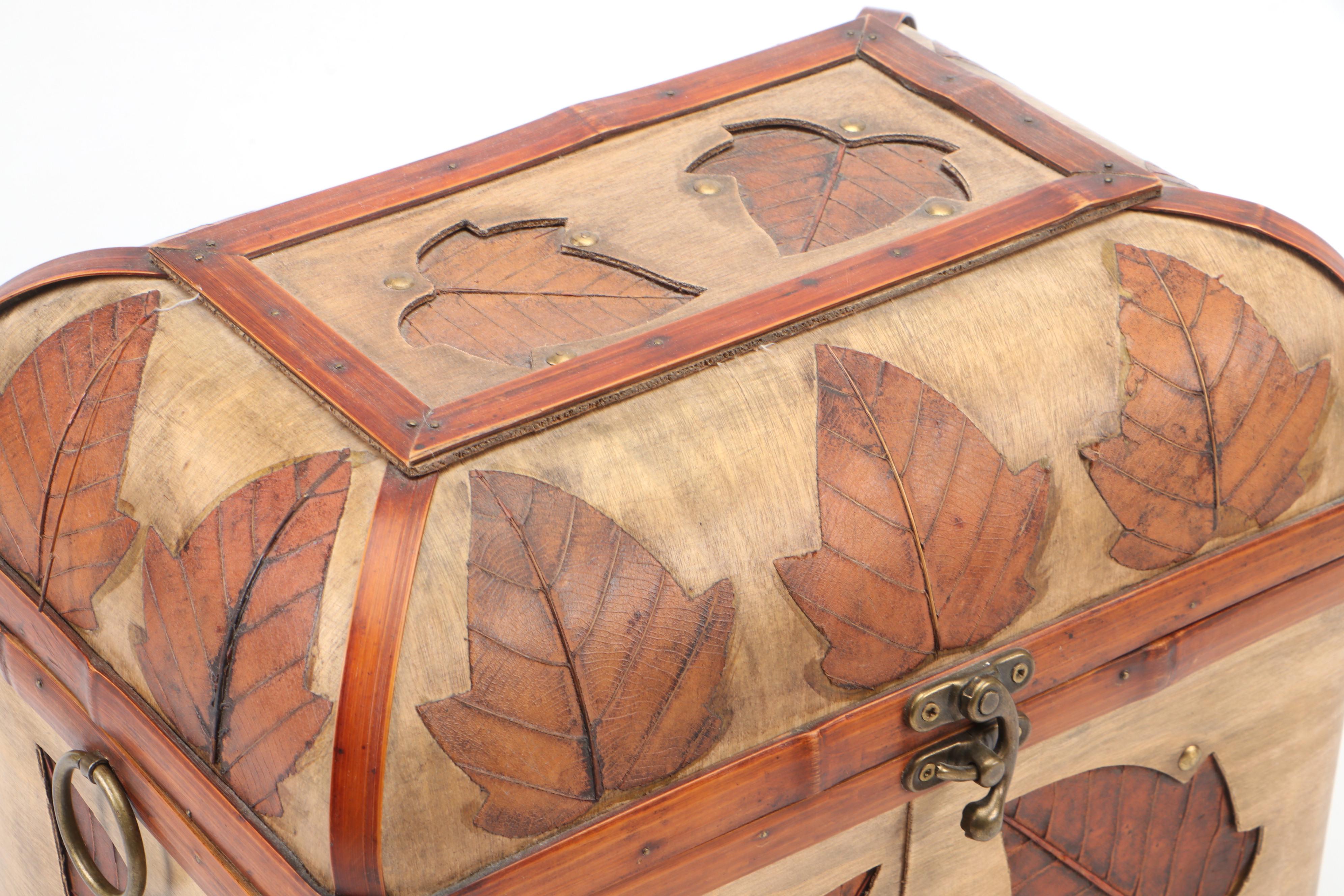 Chateau Edgewater Inc. Handmade Bentwood and Bamboo Nesting Trunks