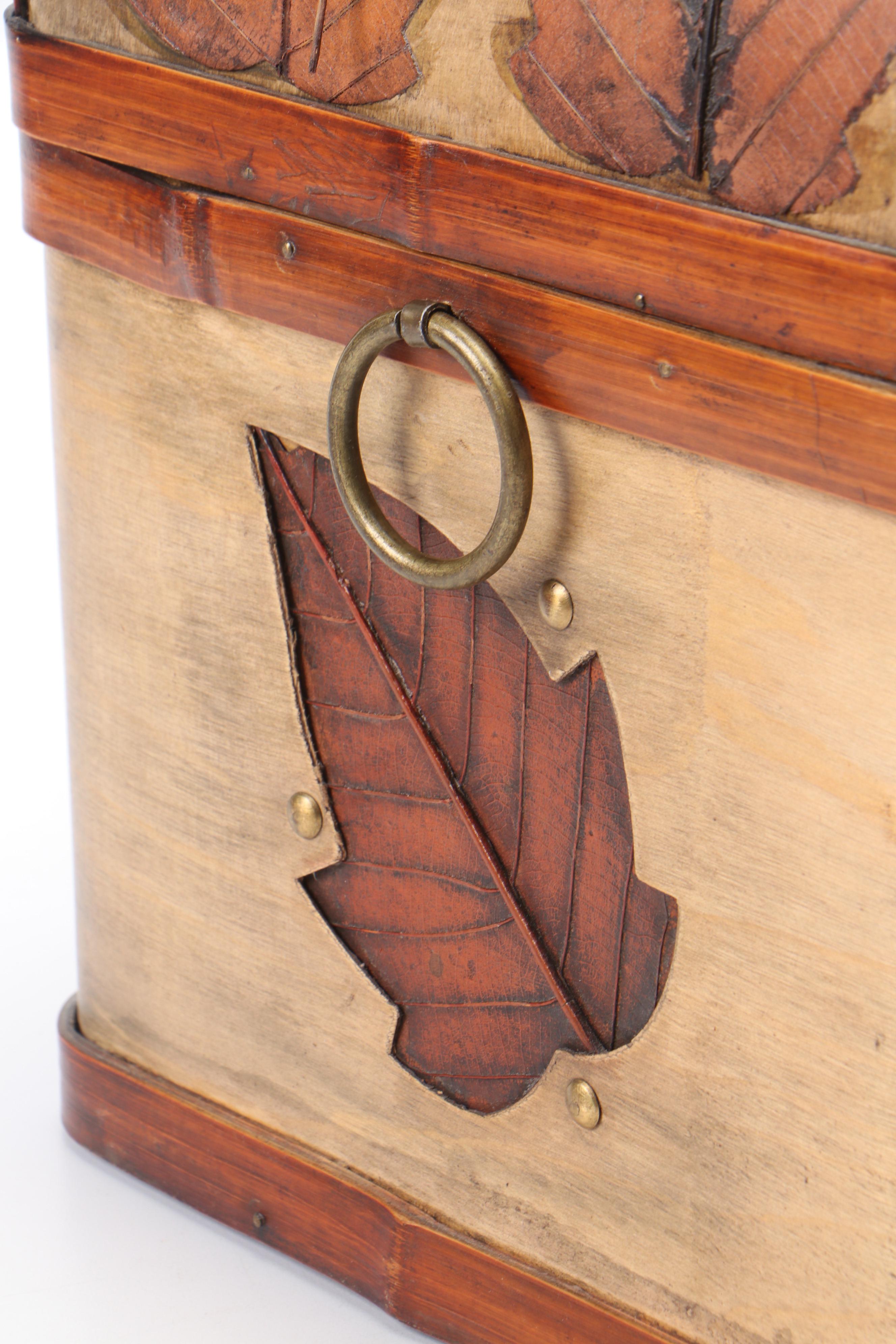 Chateau Edgewater Inc. Handmade Bentwood and Bamboo Nesting Trunks