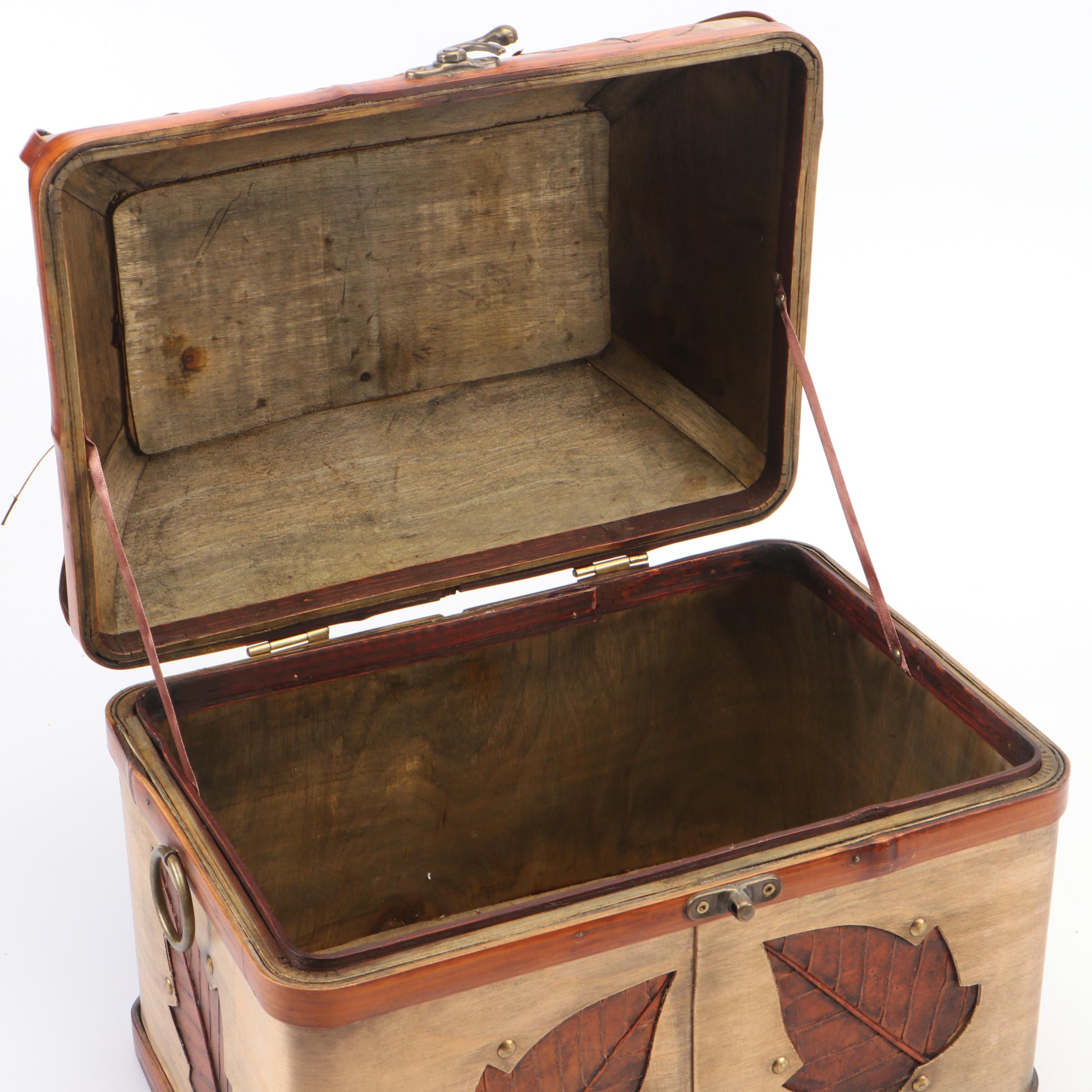 Chateau Edgewater Inc. Handmade Bentwood and Bamboo Nesting Trunks