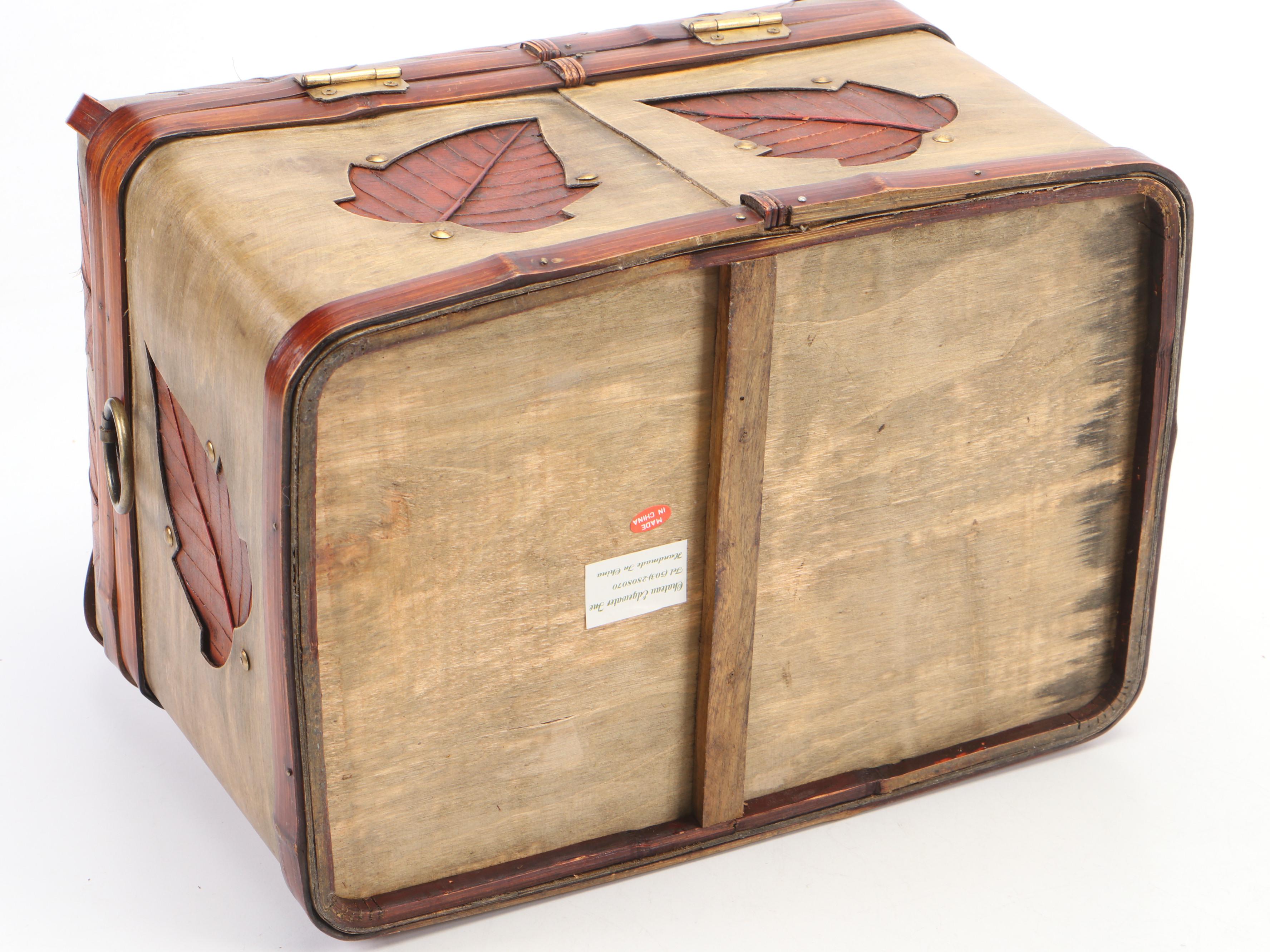 Chateau Edgewater Inc. Handmade Bentwood and Bamboo Nesting Trunks