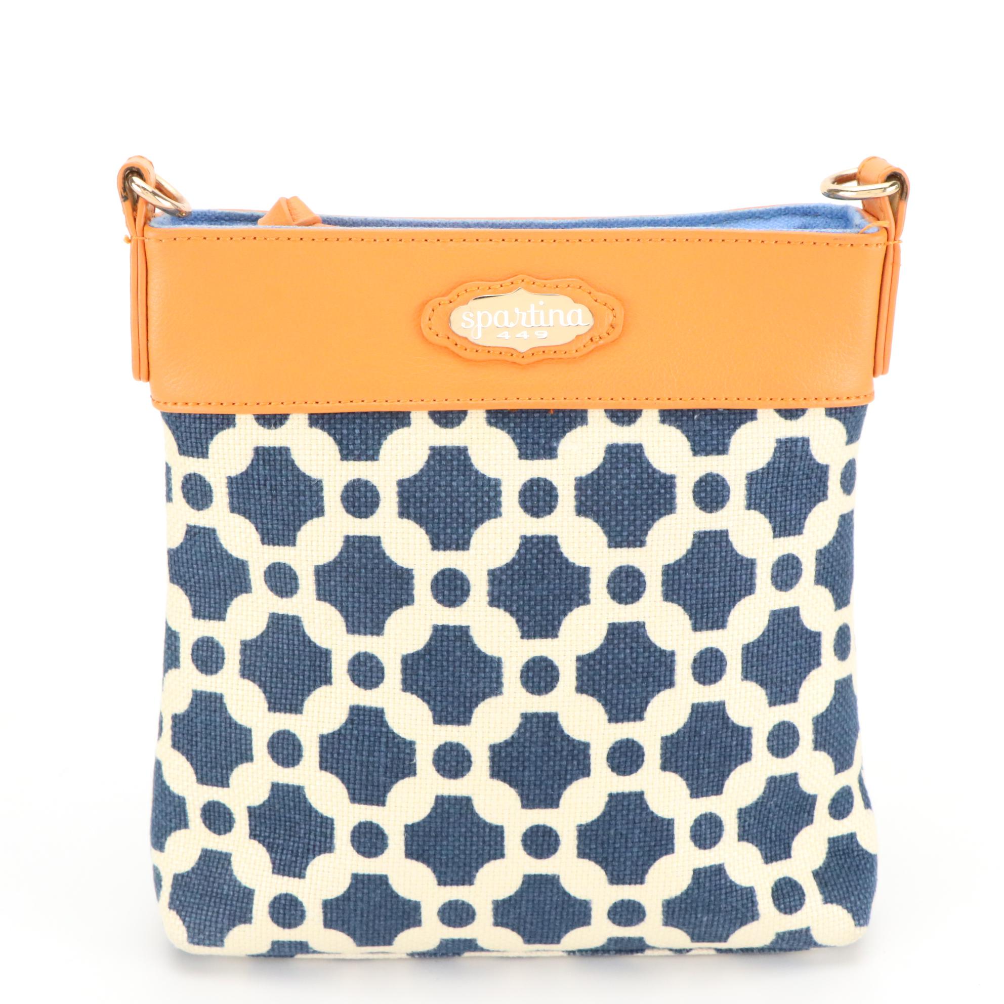 Kate Spade Leather Fold-Over Crossbody Bag, Spartina Patterned Canvas Bag