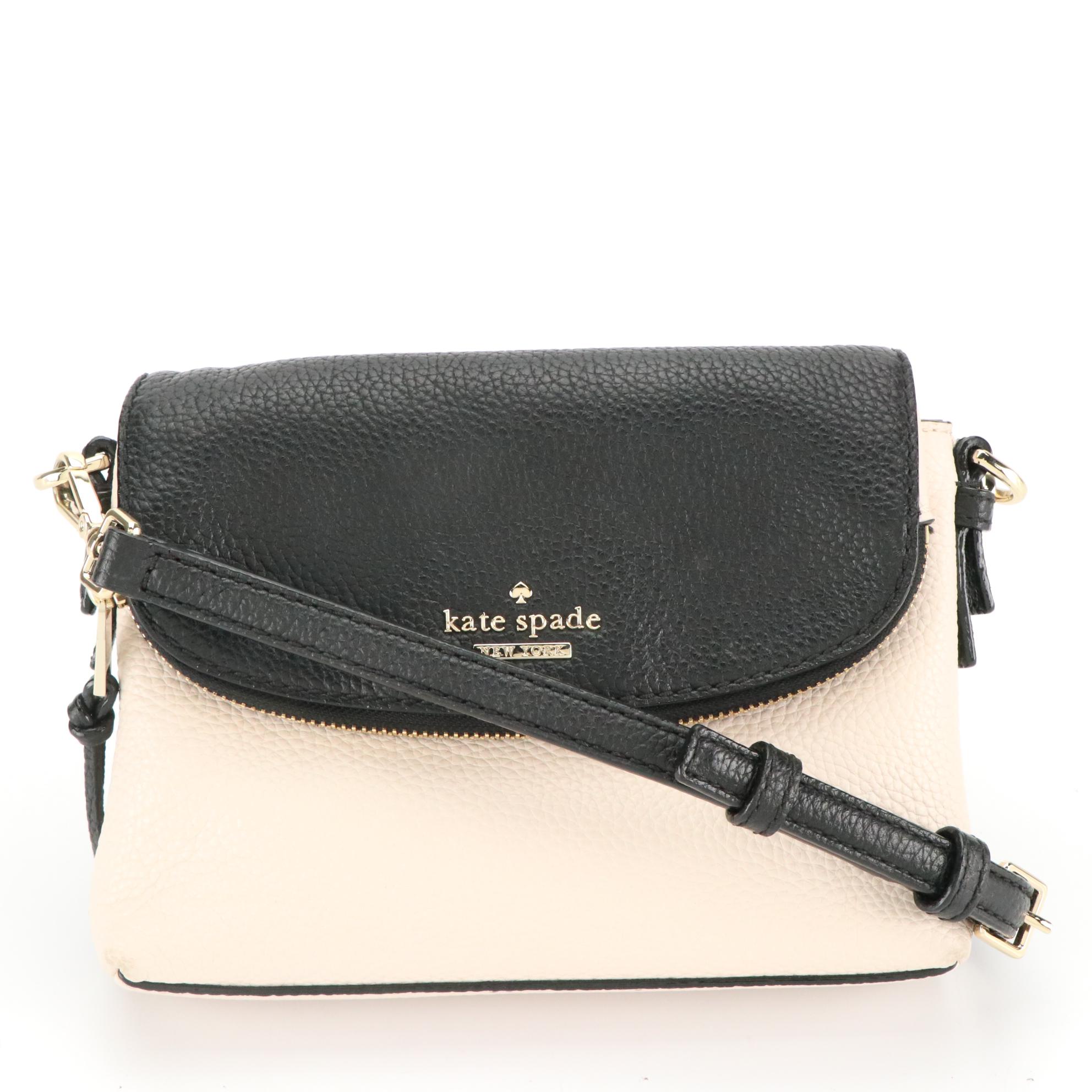 Kate Spade Leather Fold-Over Crossbody Bag, Spartina Patterned Canvas Bag