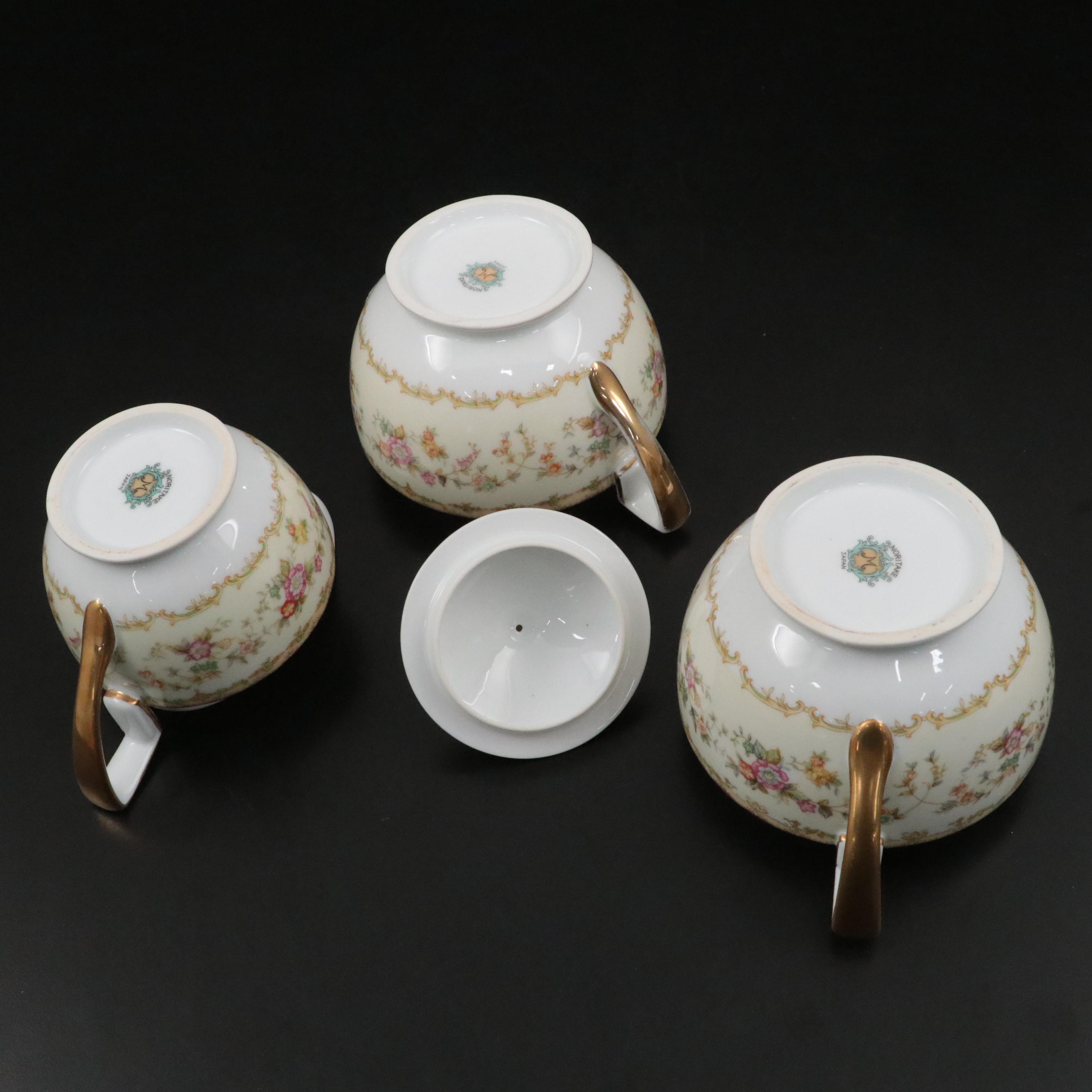 Noritake "Columbine" Porcelain Dinnerware and Soft Storage Containers