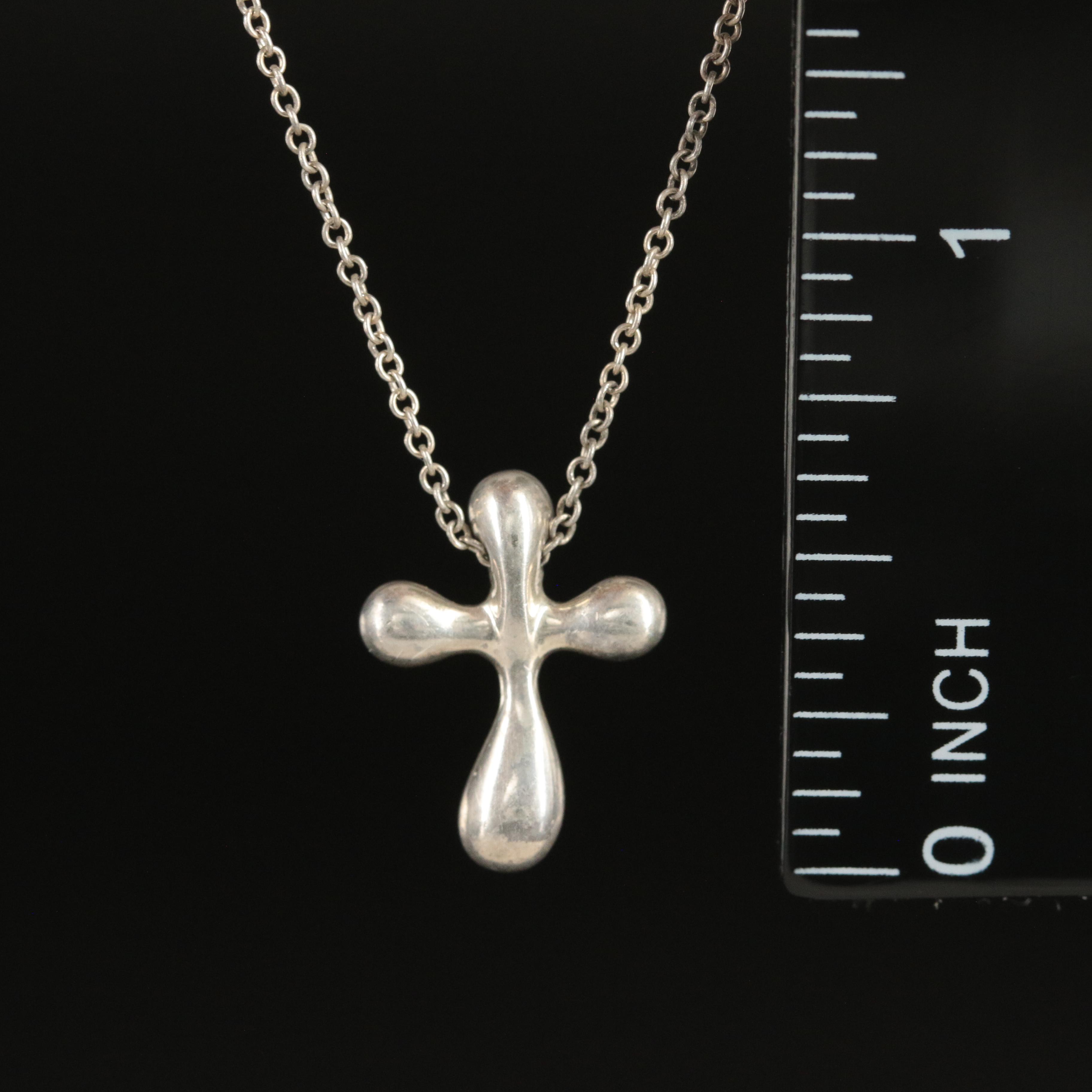 Elsa Peretti for Tiffany & Co. Sterling Cross Necklace