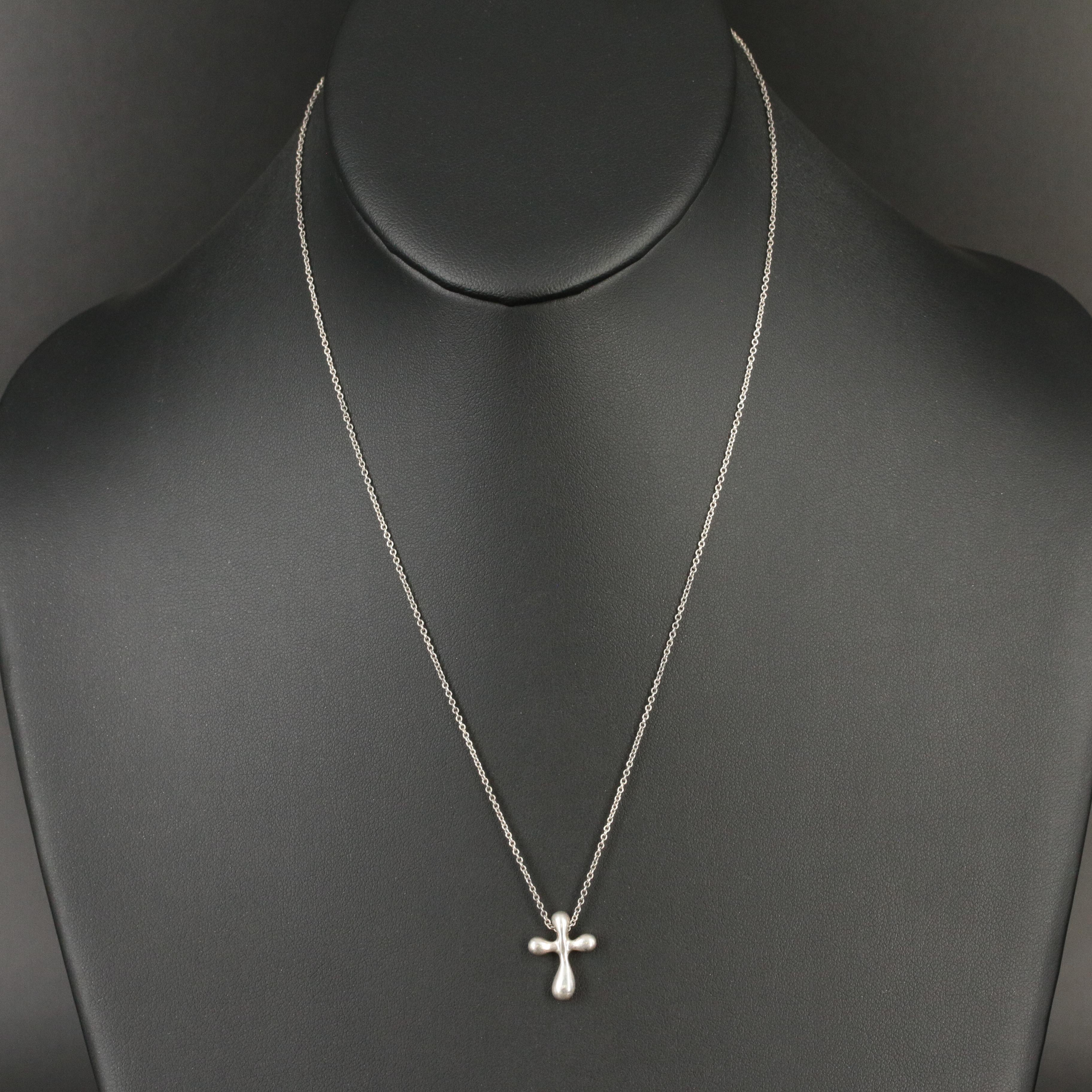 Elsa Peretti for Tiffany & Co. Sterling Cross Necklace