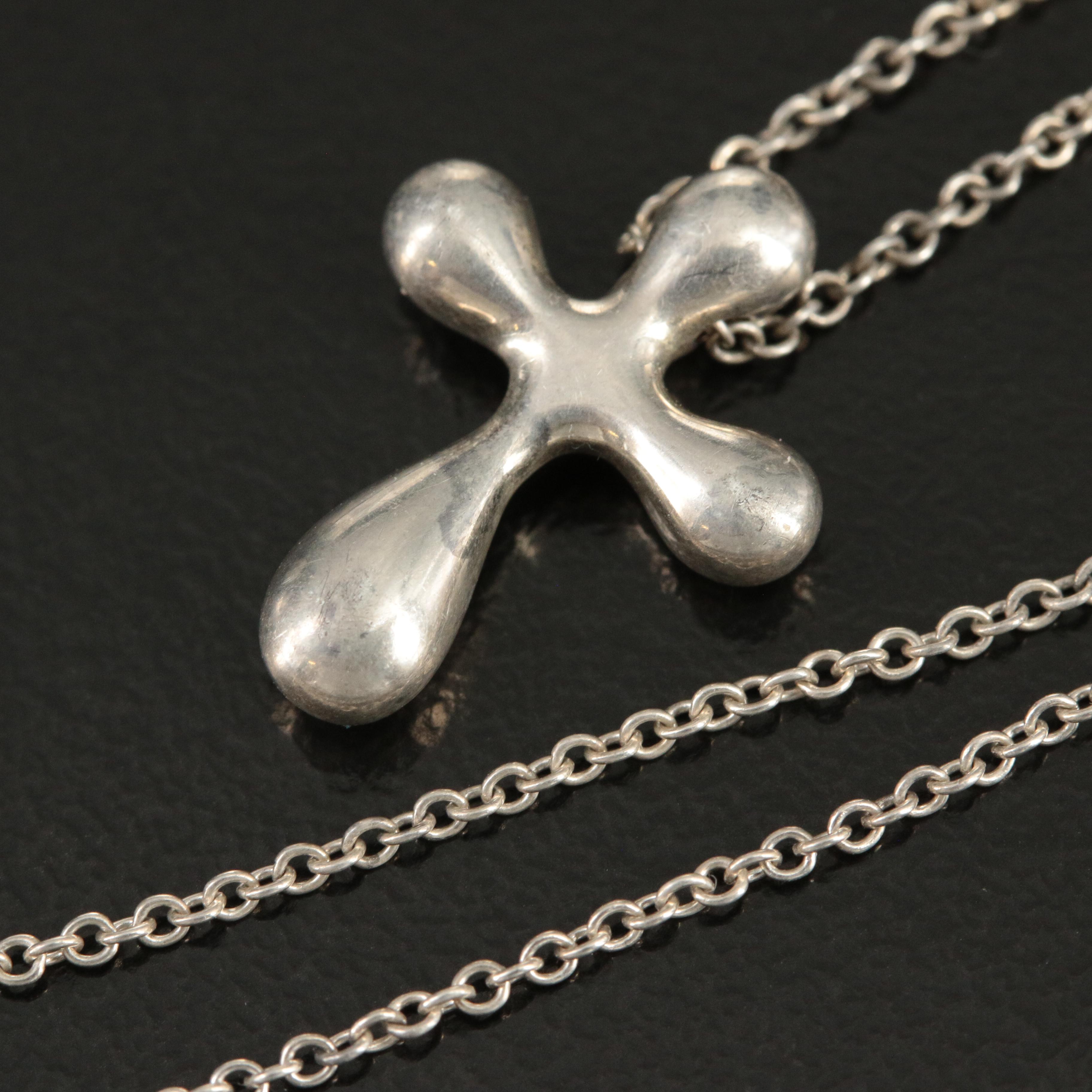 Elsa Peretti for Tiffany & Co. Sterling Cross Necklace