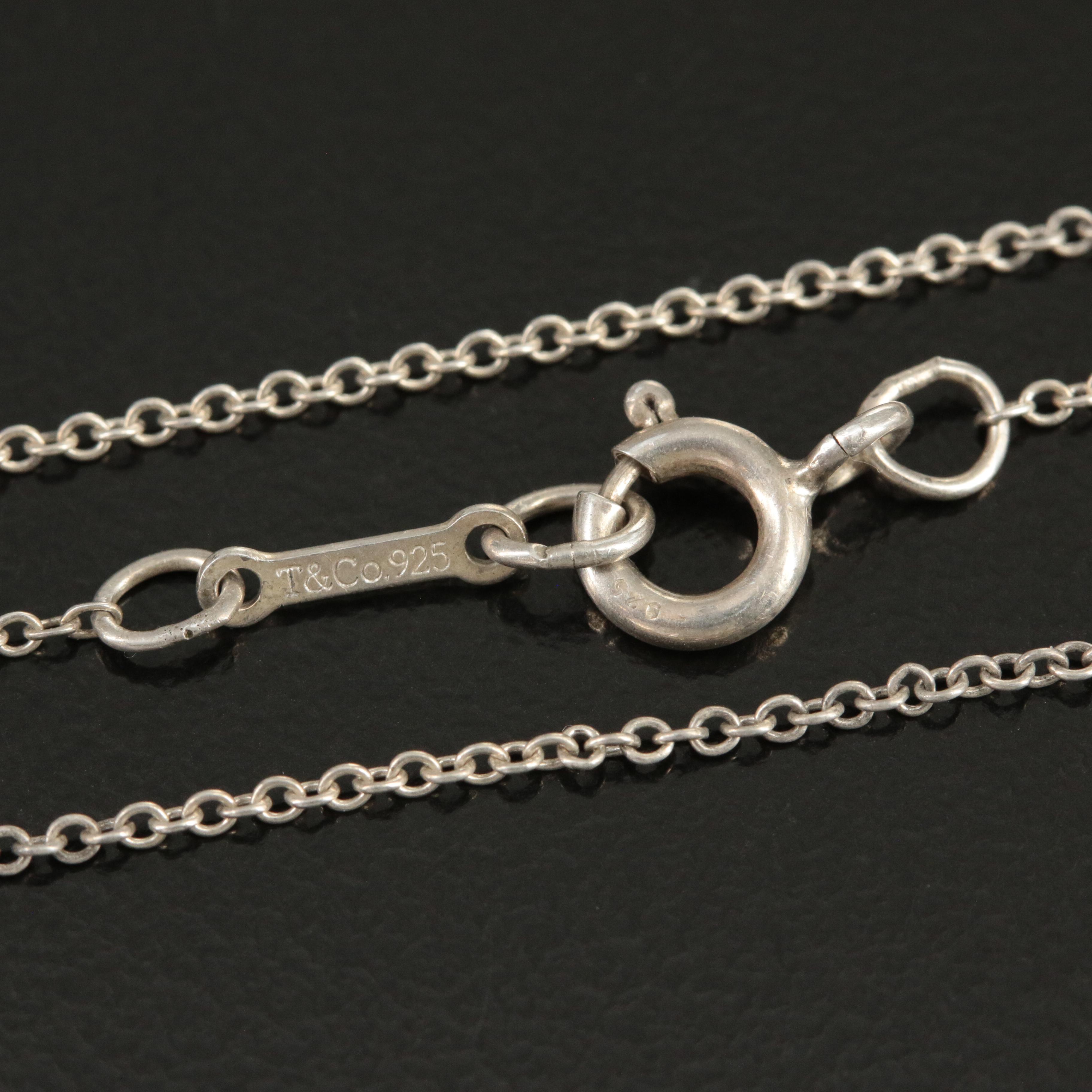 Elsa Peretti for Tiffany & Co. Sterling Cross Necklace