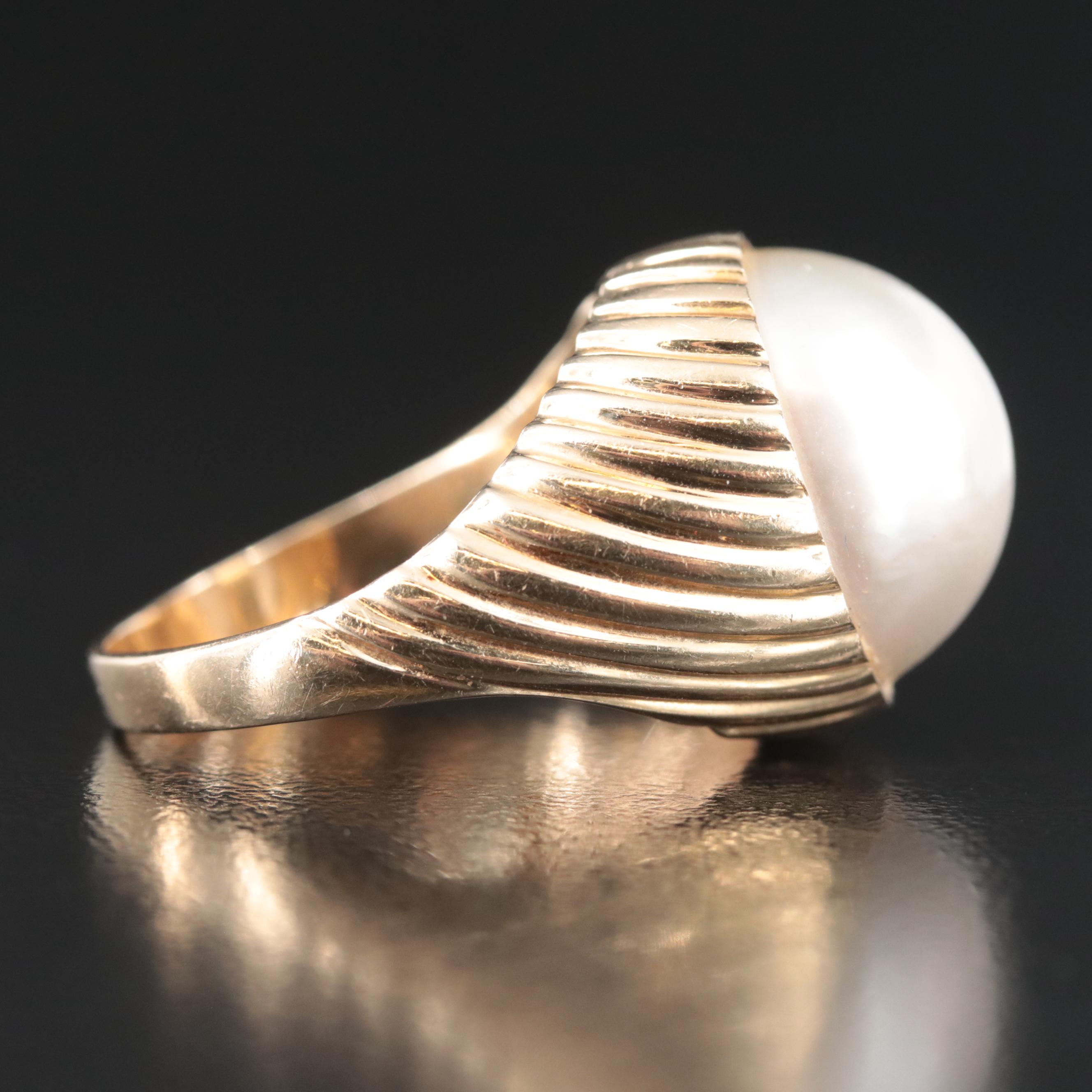 14K Pearl Ring
