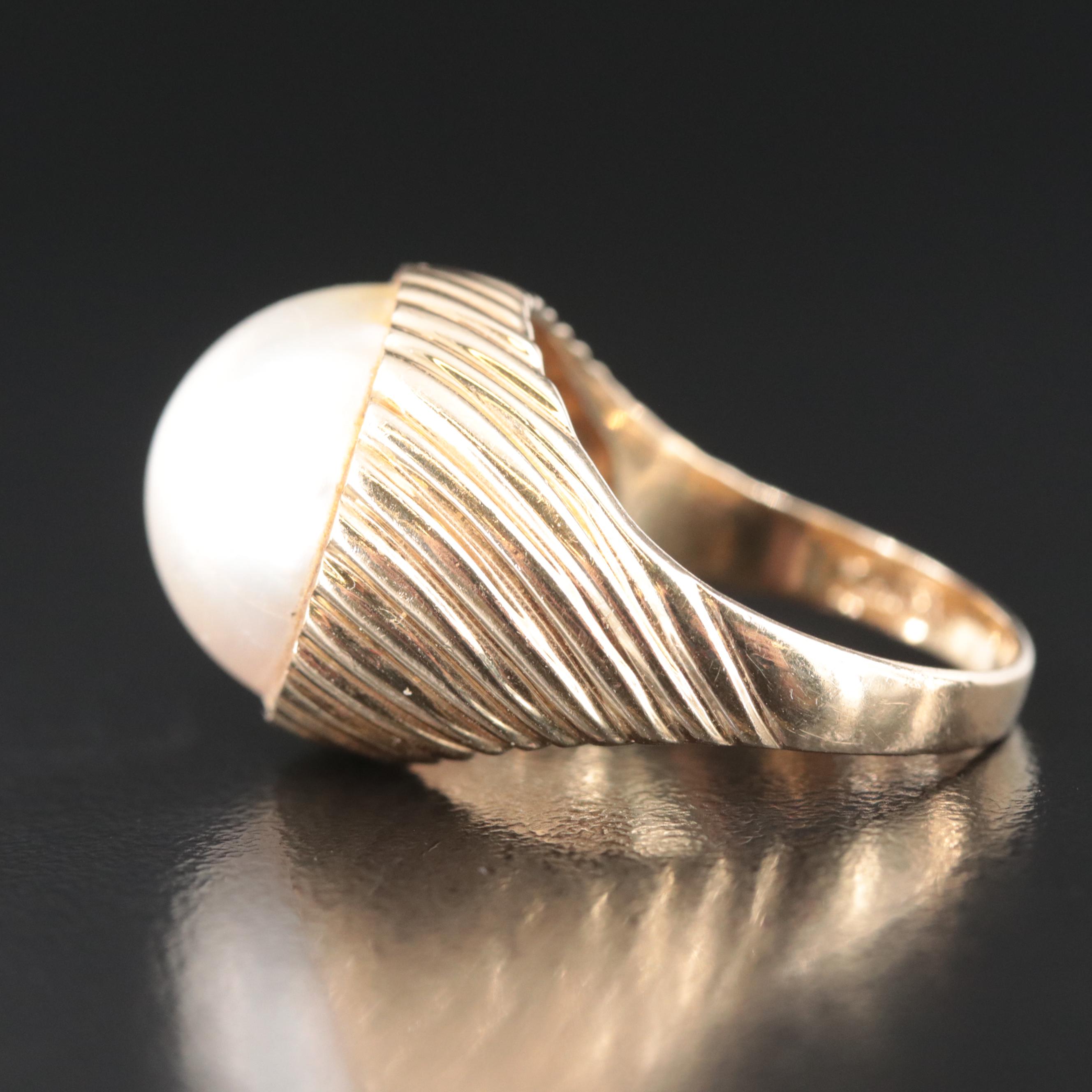 14K Pearl Ring