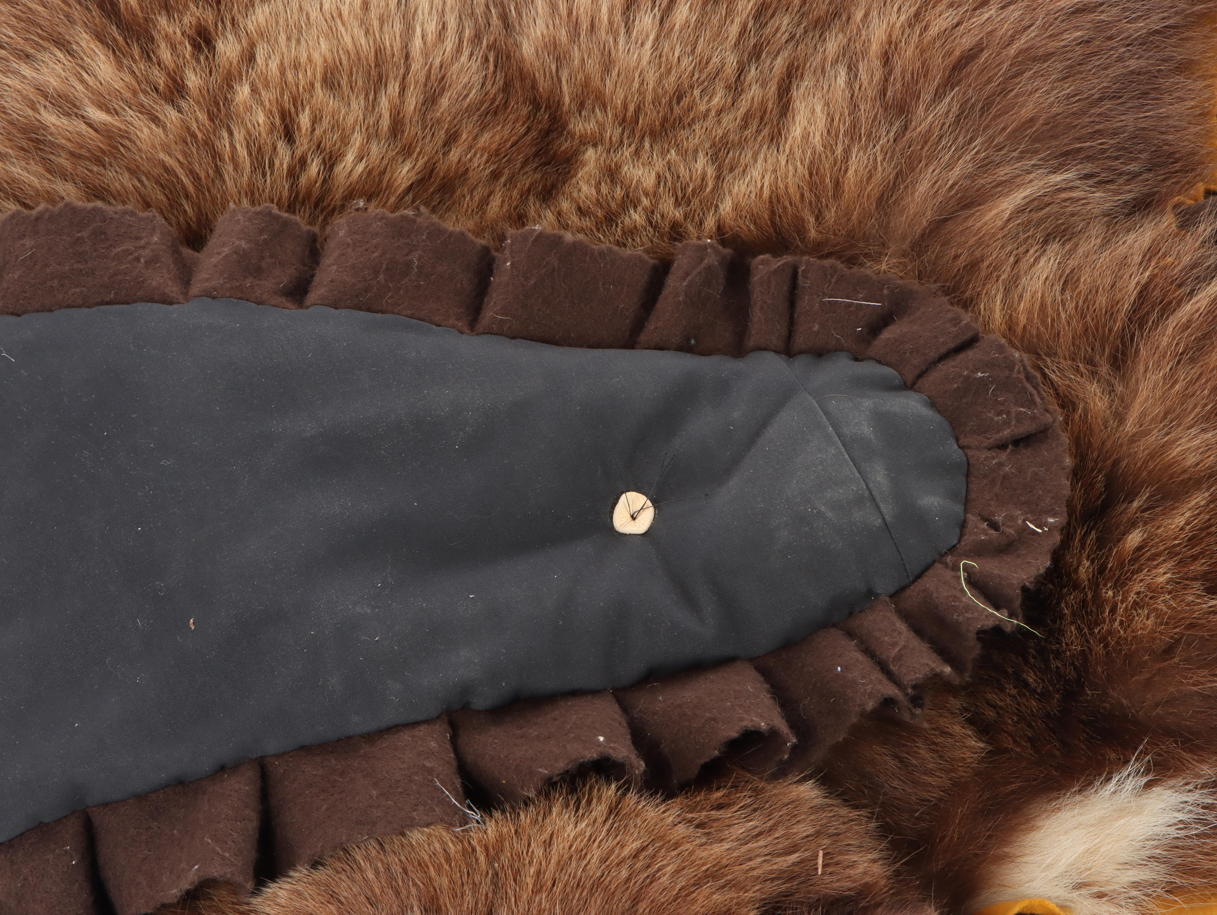 Taxidermy Brown Morph Black Bear Full Body Rug
