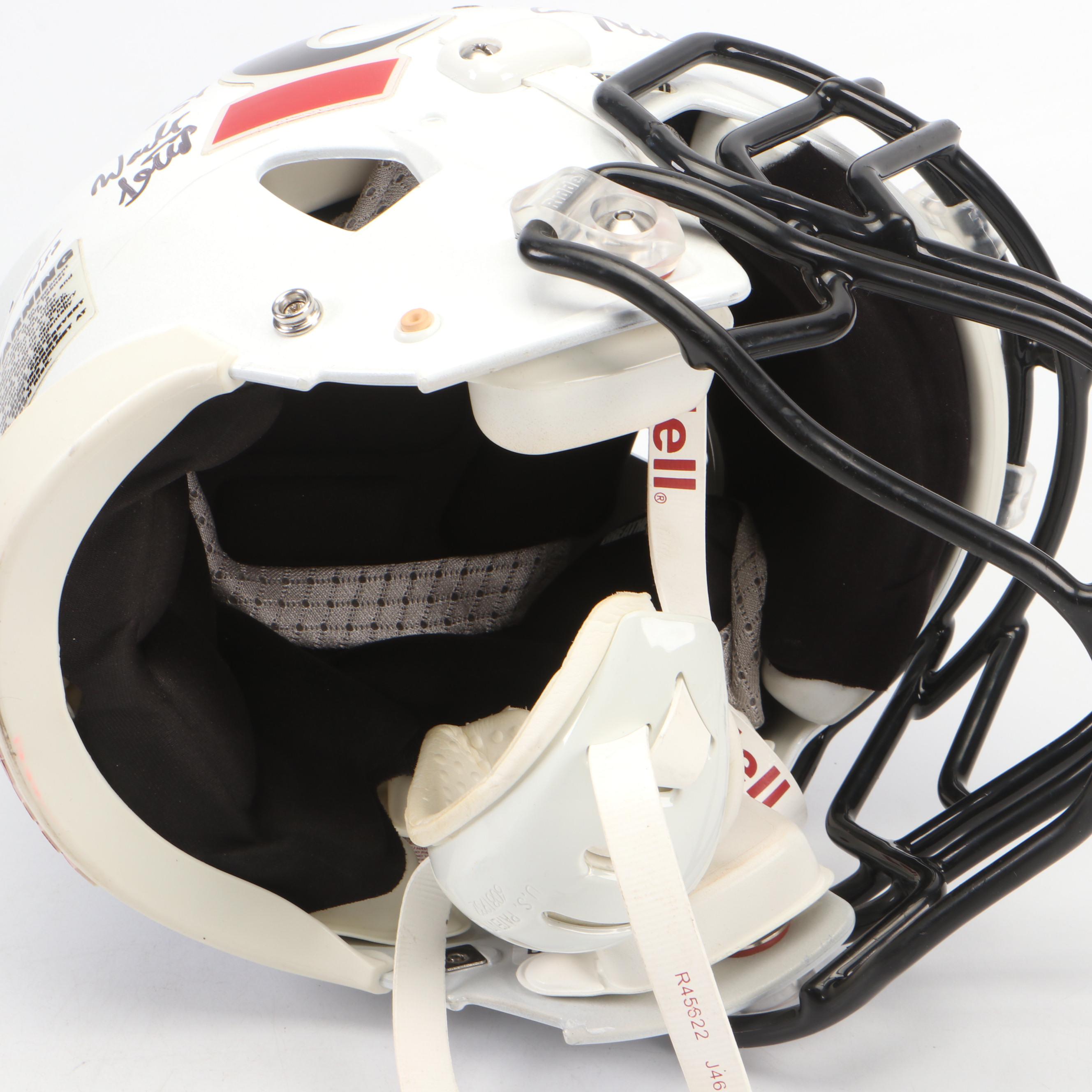 2010 University of Cincinnati Bearcats Team-Signed and Player-Issued Helmets