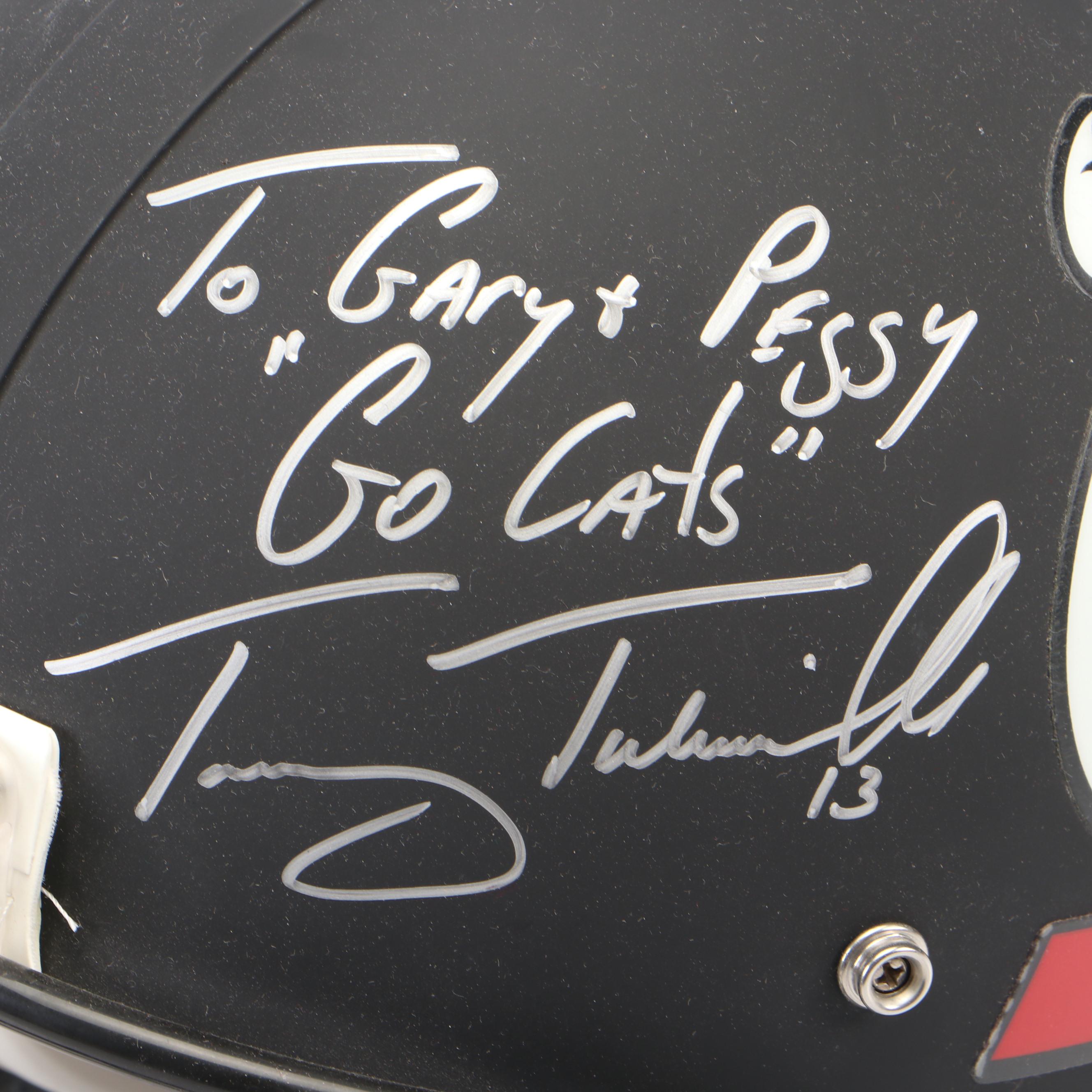 2010 University of Cincinnati Bearcats Team-Signed and Player-Issued Helmets