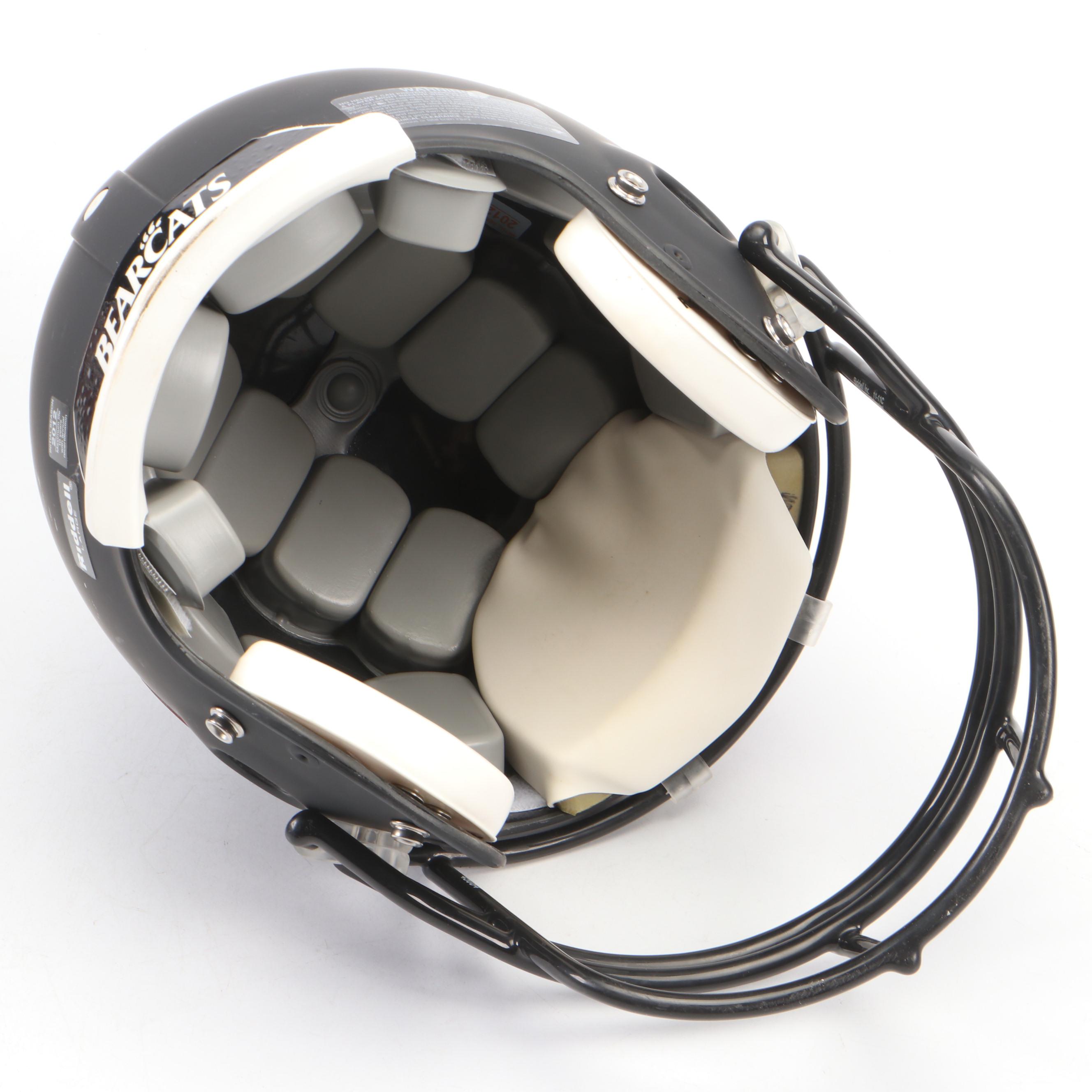 2010 University of Cincinnati Bearcats Team-Signed and Player-Issued Helmets