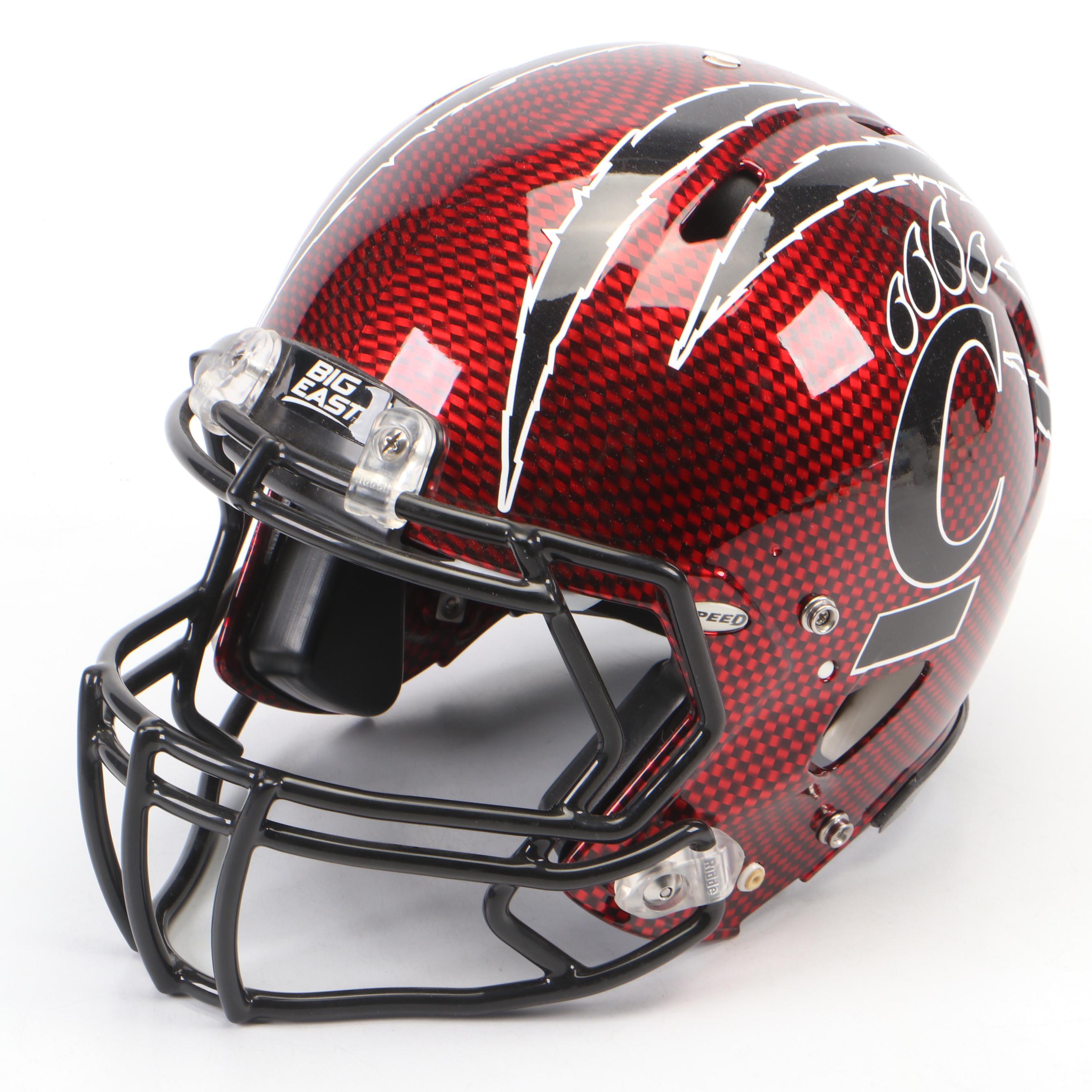 2010 University of Cincinnati Bearcats Team-Signed and Player-Issued Helmets
