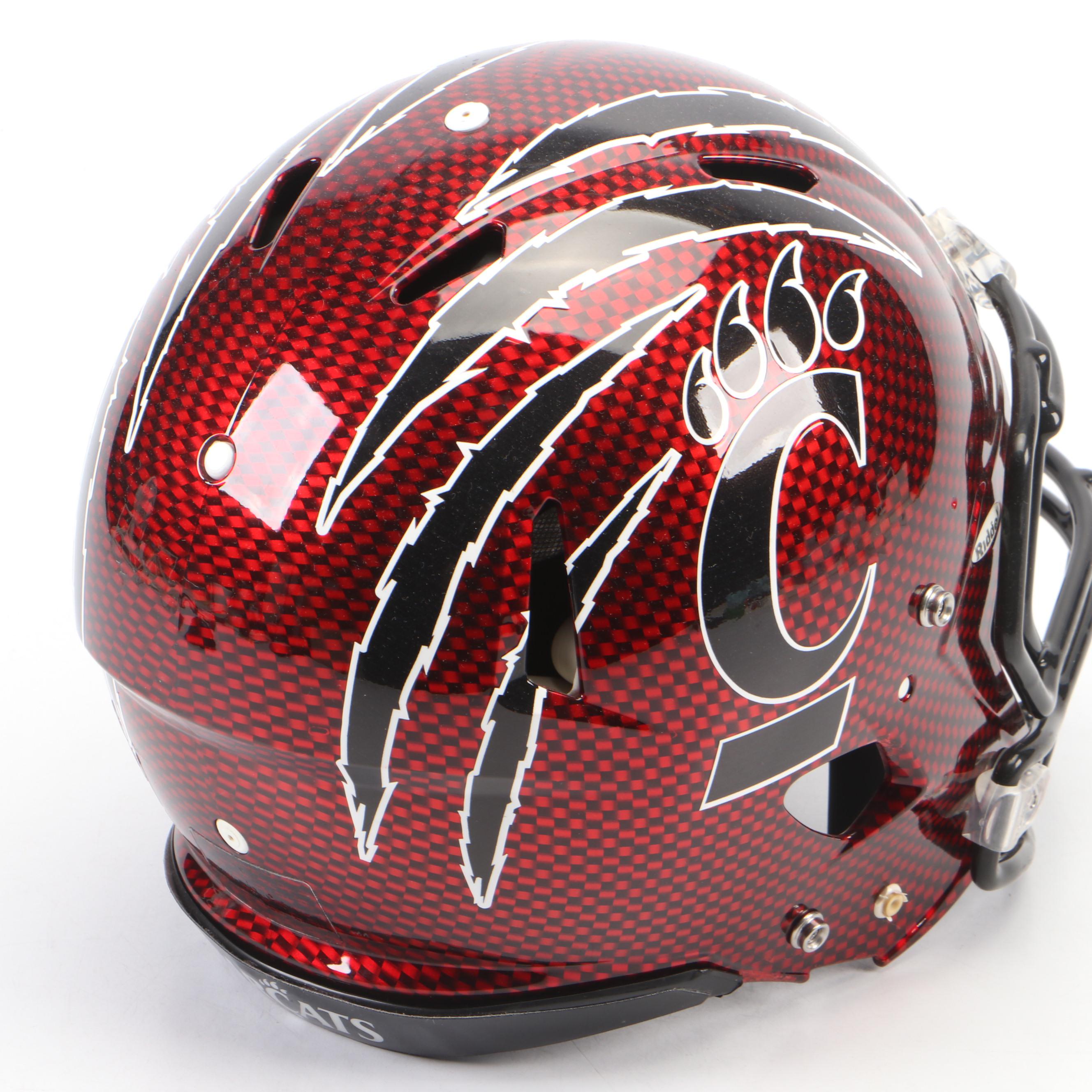 2010 University of Cincinnati Bearcats Team-Signed and Player-Issued Helmets