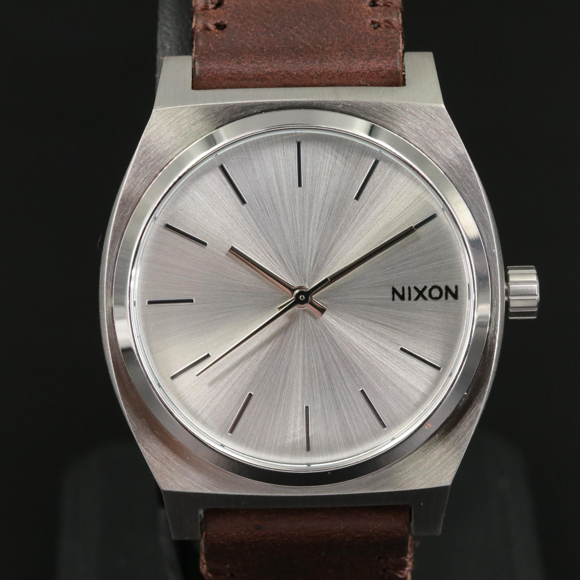 Nixon Time Teller Pack Quartz Watch with Brown and Tan Straps