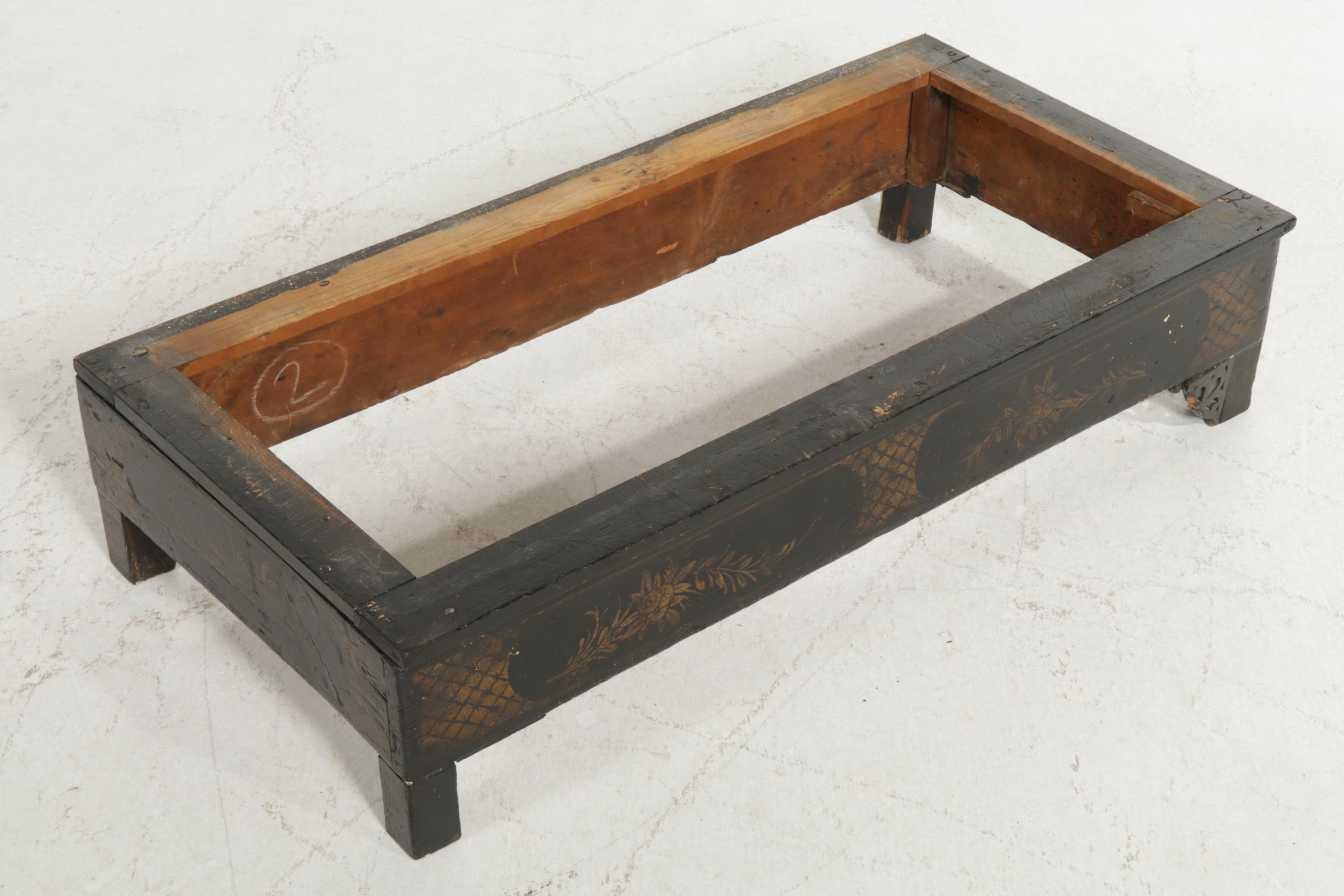 Chinese Lacquered and Paint-Decorated Wardrobe, Late 19th Century