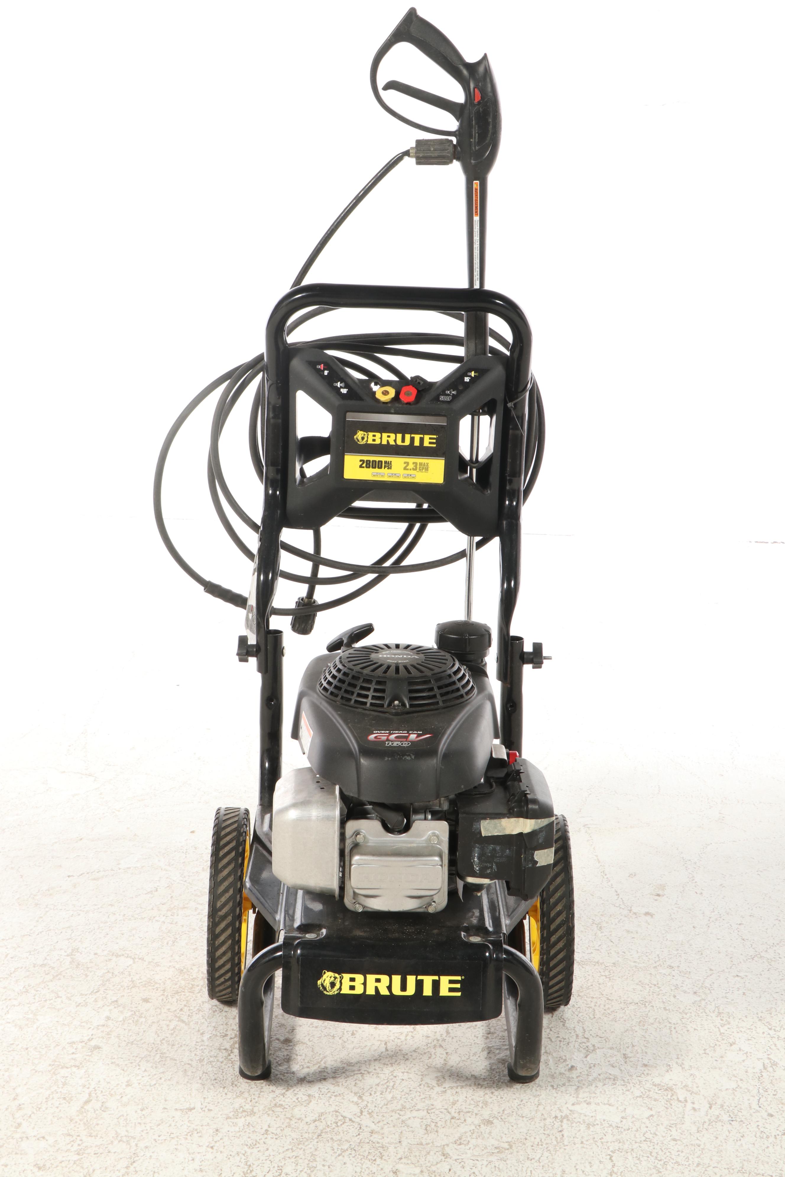 Brute "Model 020629" 2800 Max PSI/2.3 Max GPM Pressure Washer