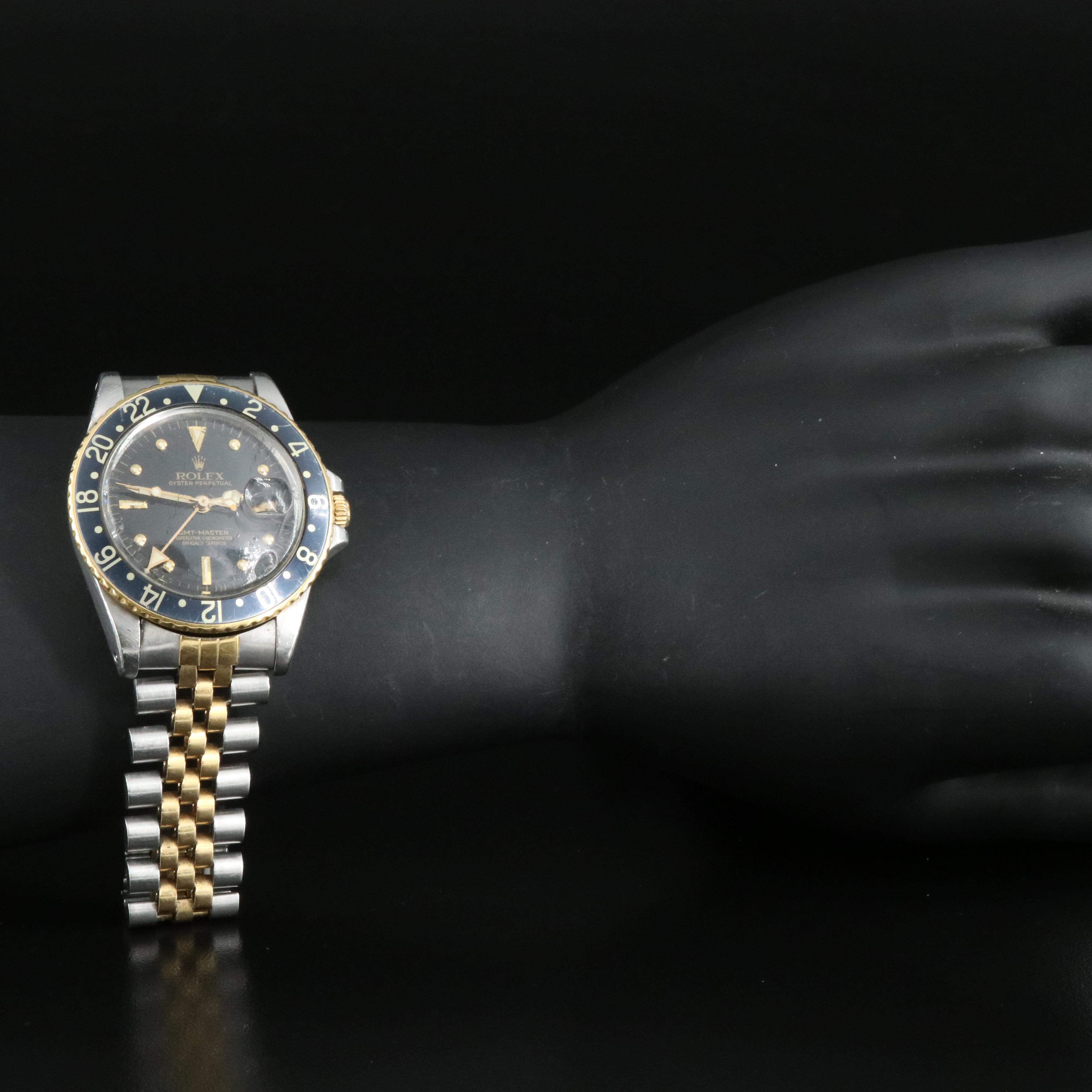 1984 Rolex GMT-Master Tritium Nipple Dial Watch