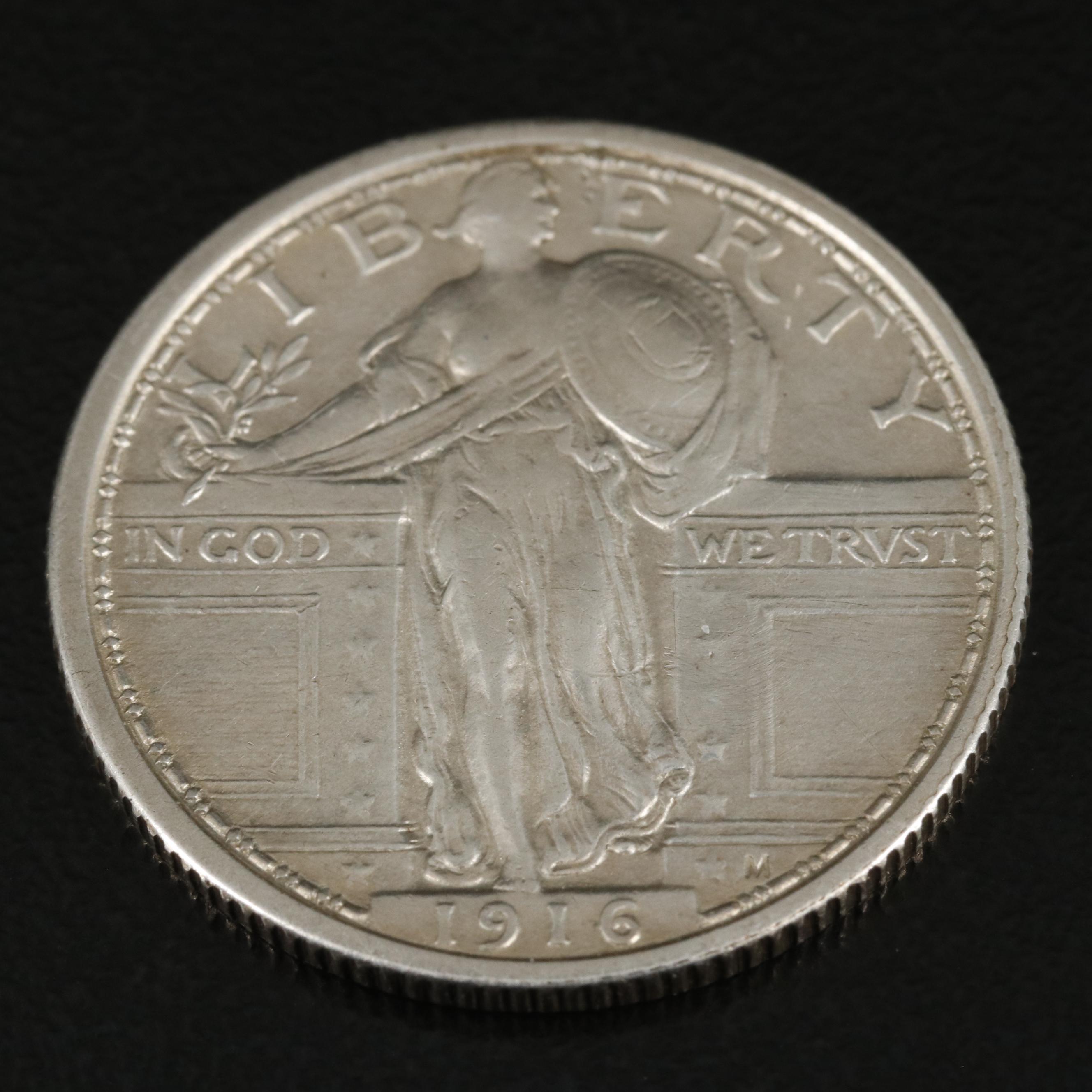 1916 United States Standing Liberty Quarter