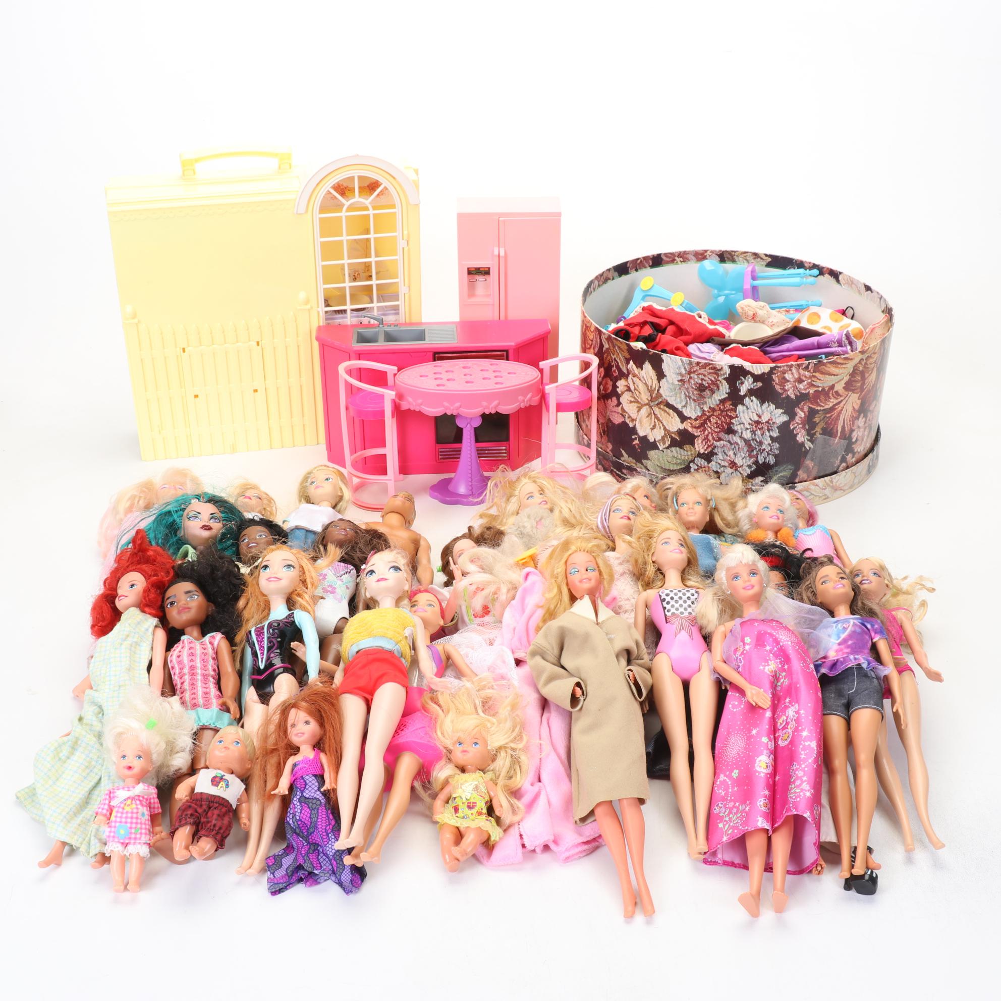 Mattel Barbie, Disney Frozen and Bratz Collection with Outfits and Accessories