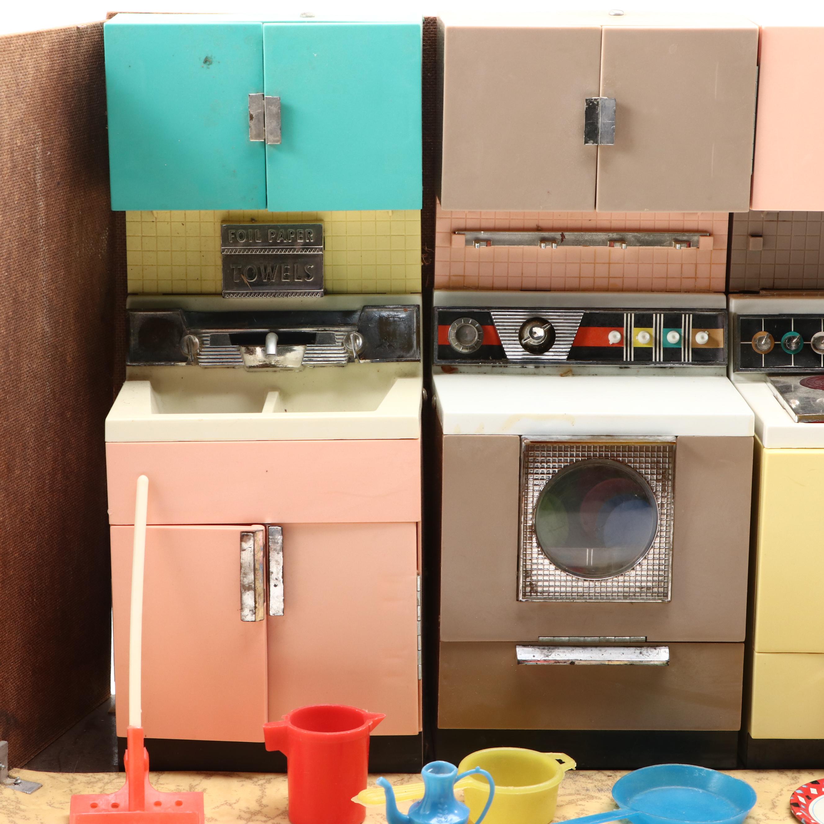 Deluxe Reading "Dream Kitchen" Doll Playset, Mid-20th Century