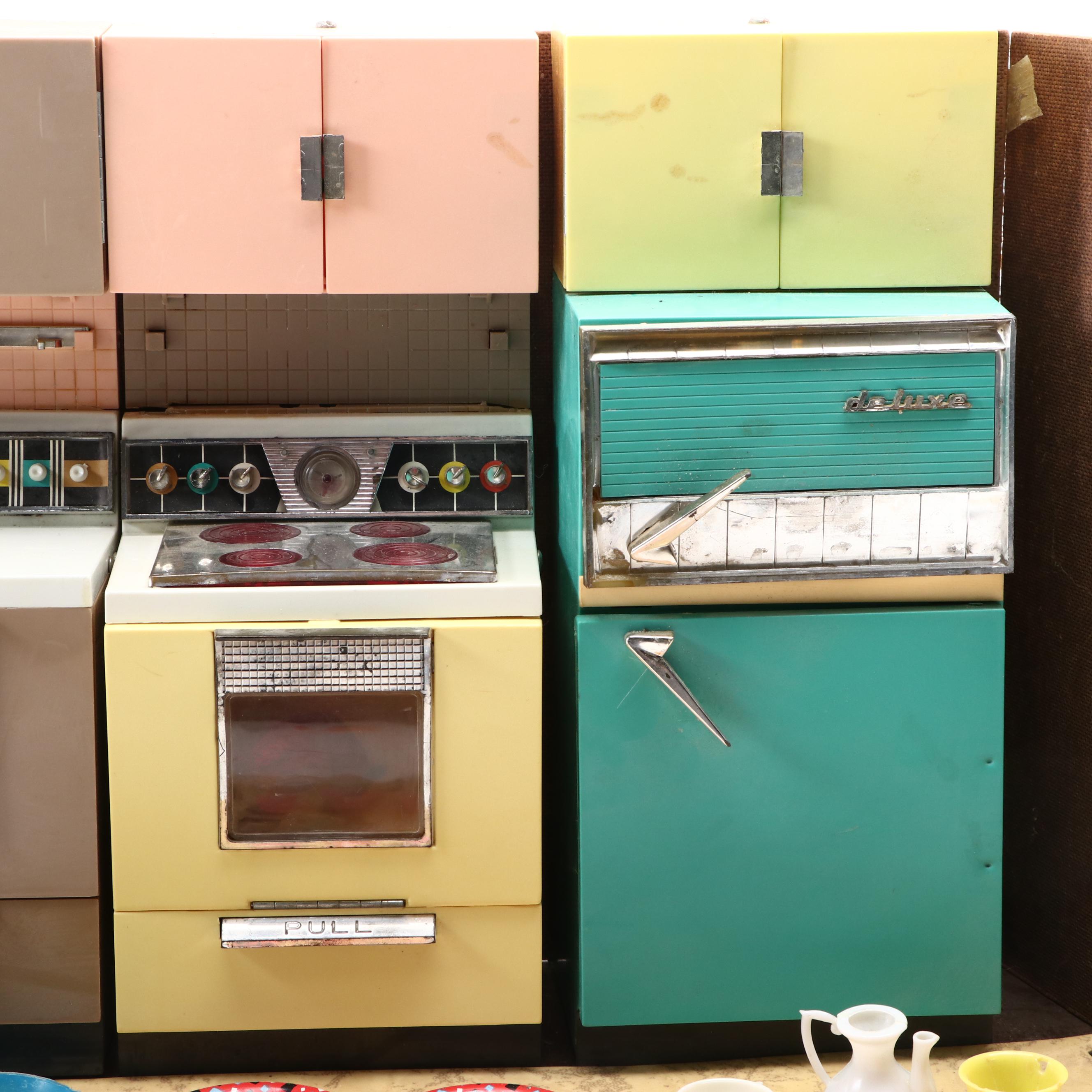 Deluxe Reading "Dream Kitchen" Doll Playset, Mid-20th Century