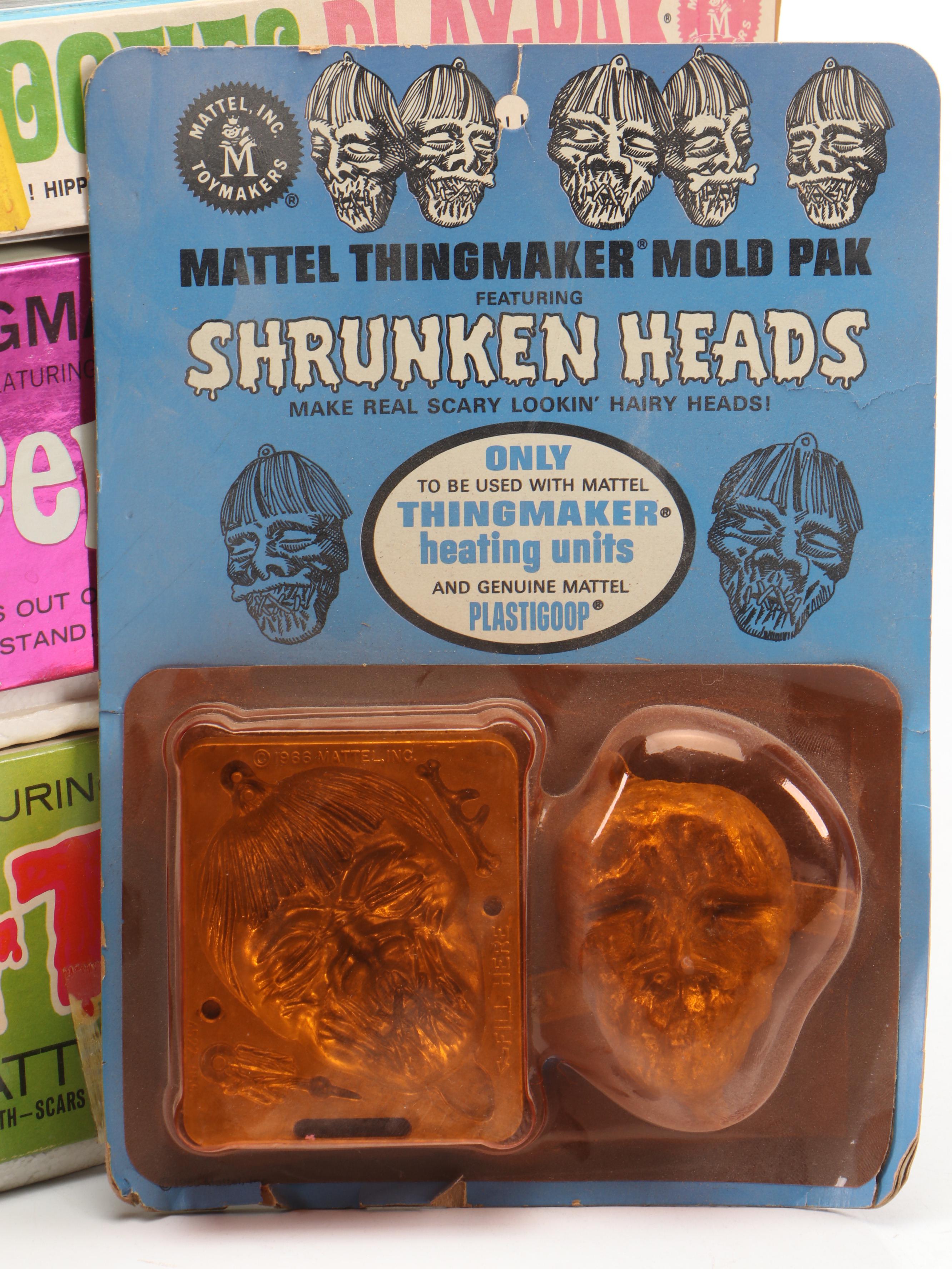 Mattel Creepy Crawlers, Fright Factory and Other "Thingmaker" Toys