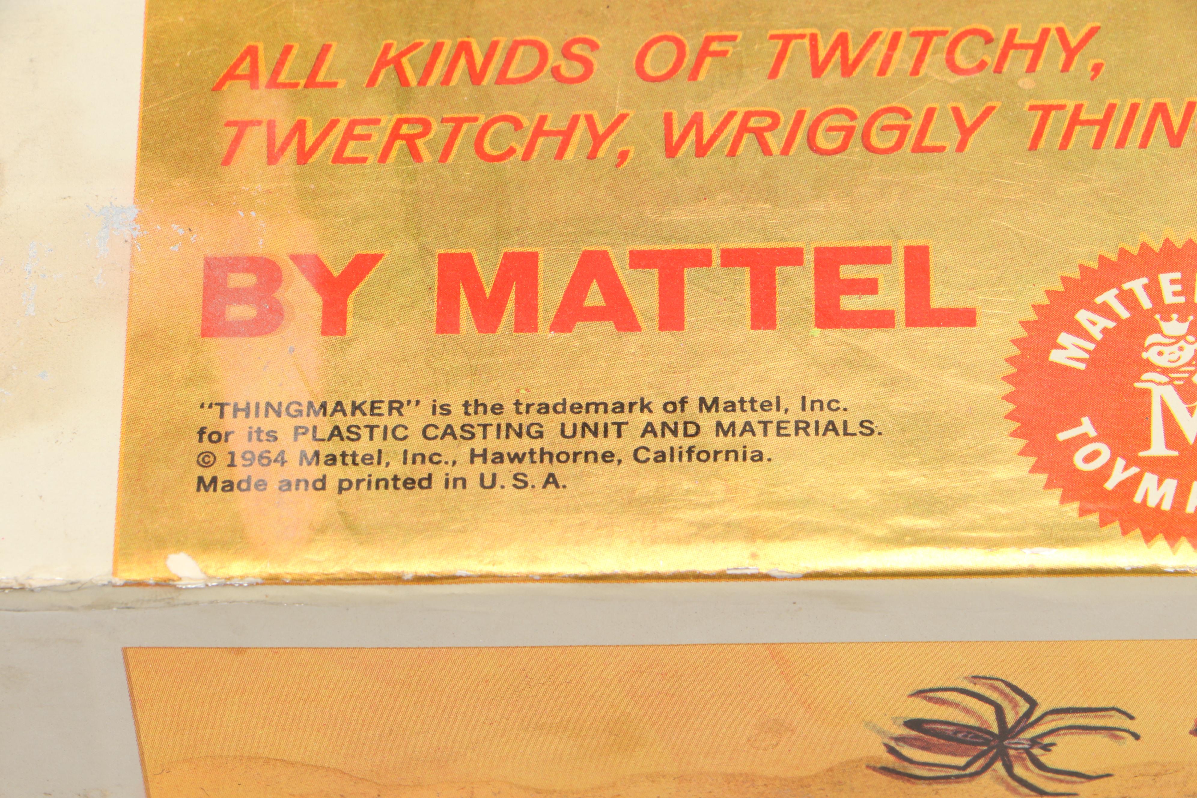 Mattel Creepy Crawlers, Fright Factory and Other "Thingmaker" Toys