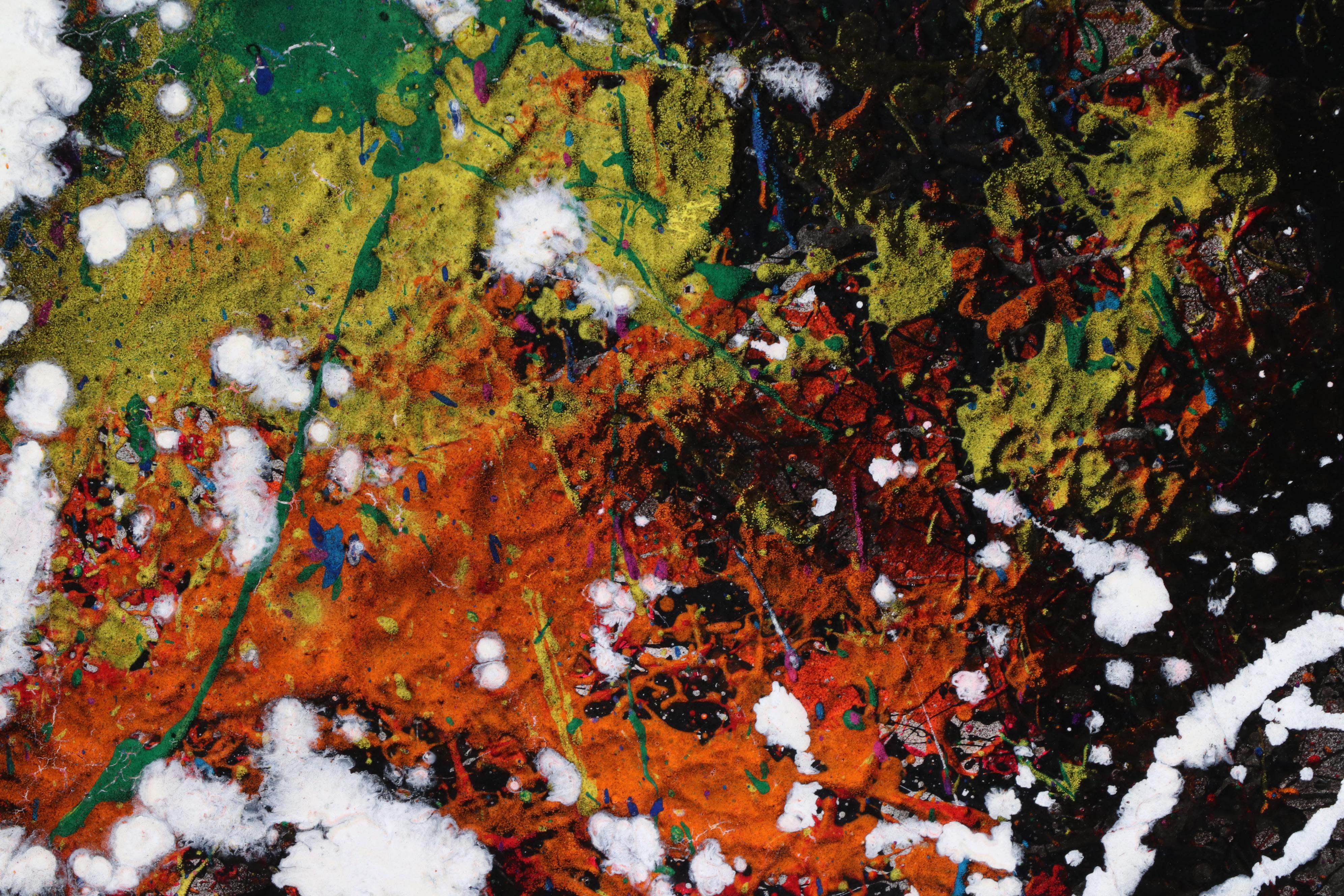 Jason Michael Durham Abstract Mixed Media Painting "Astral," 2024