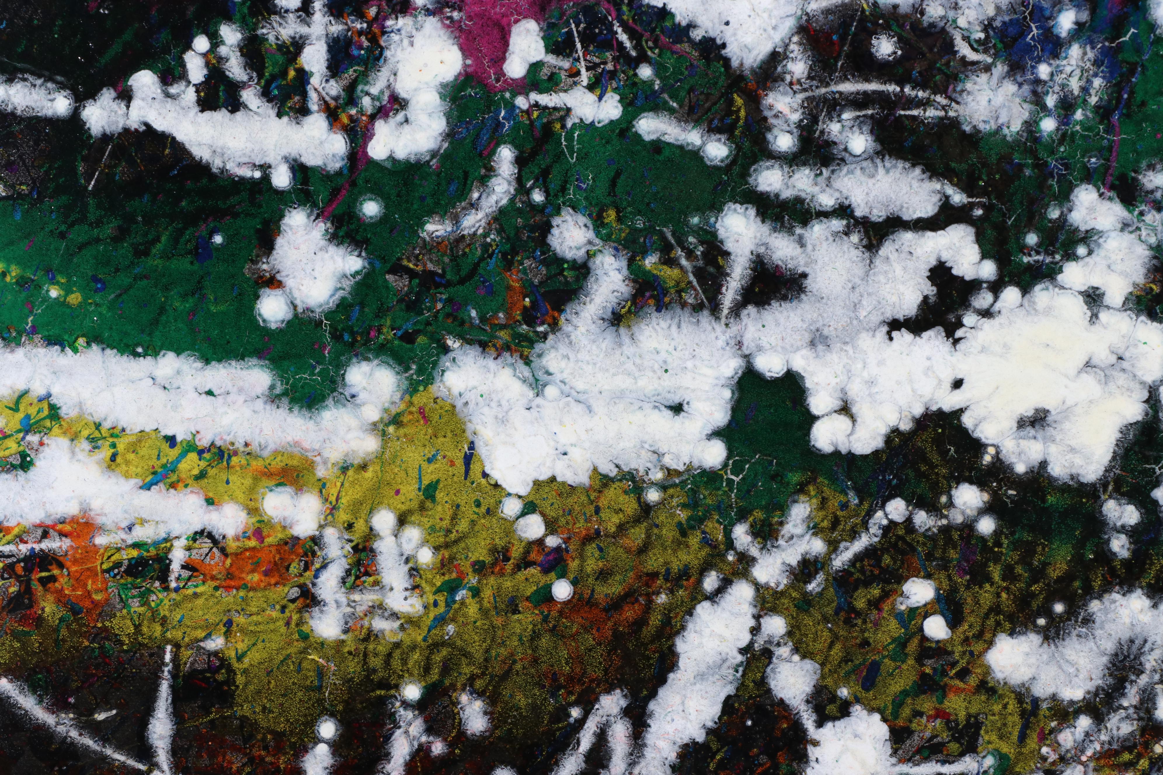 Jason Michael Durham Abstract Mixed Media Painting "Astral," 2024