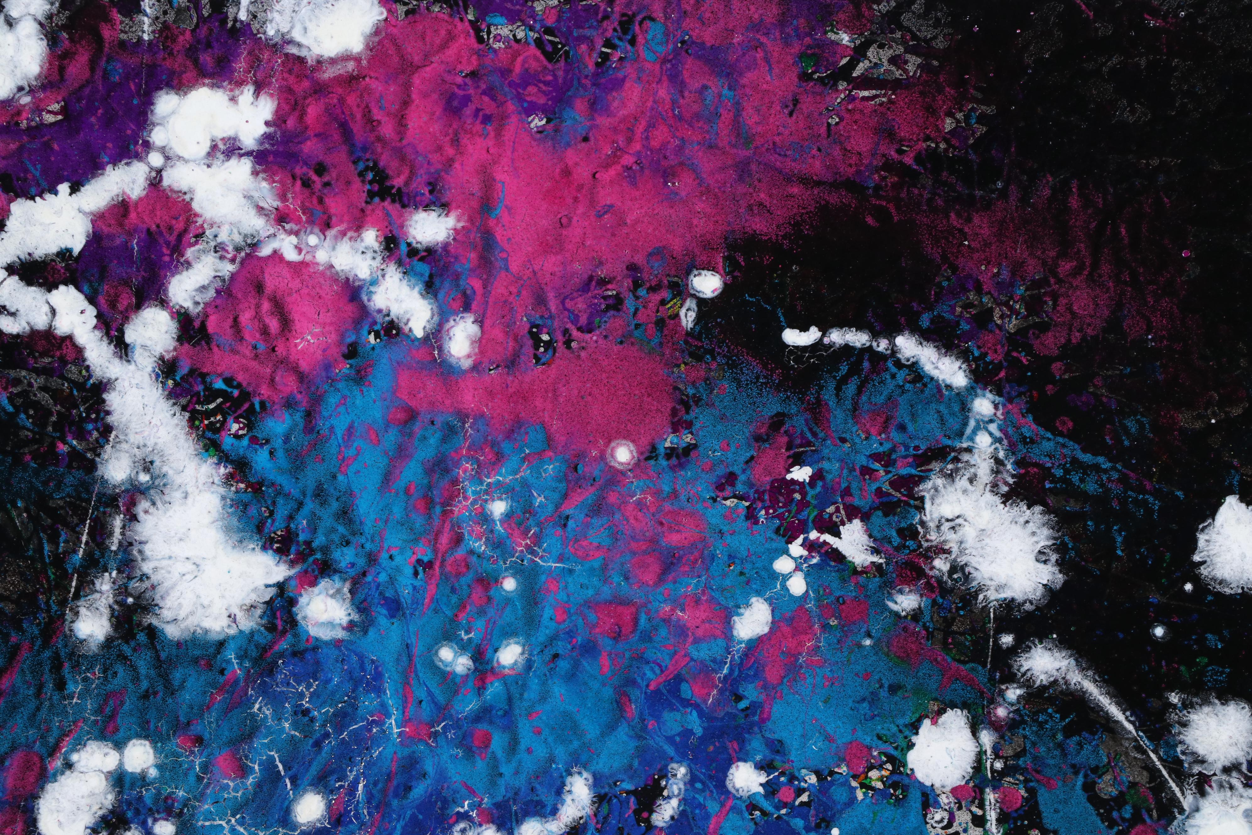 Jason Michael Durham Abstract Mixed Media Painting "Astral," 2024