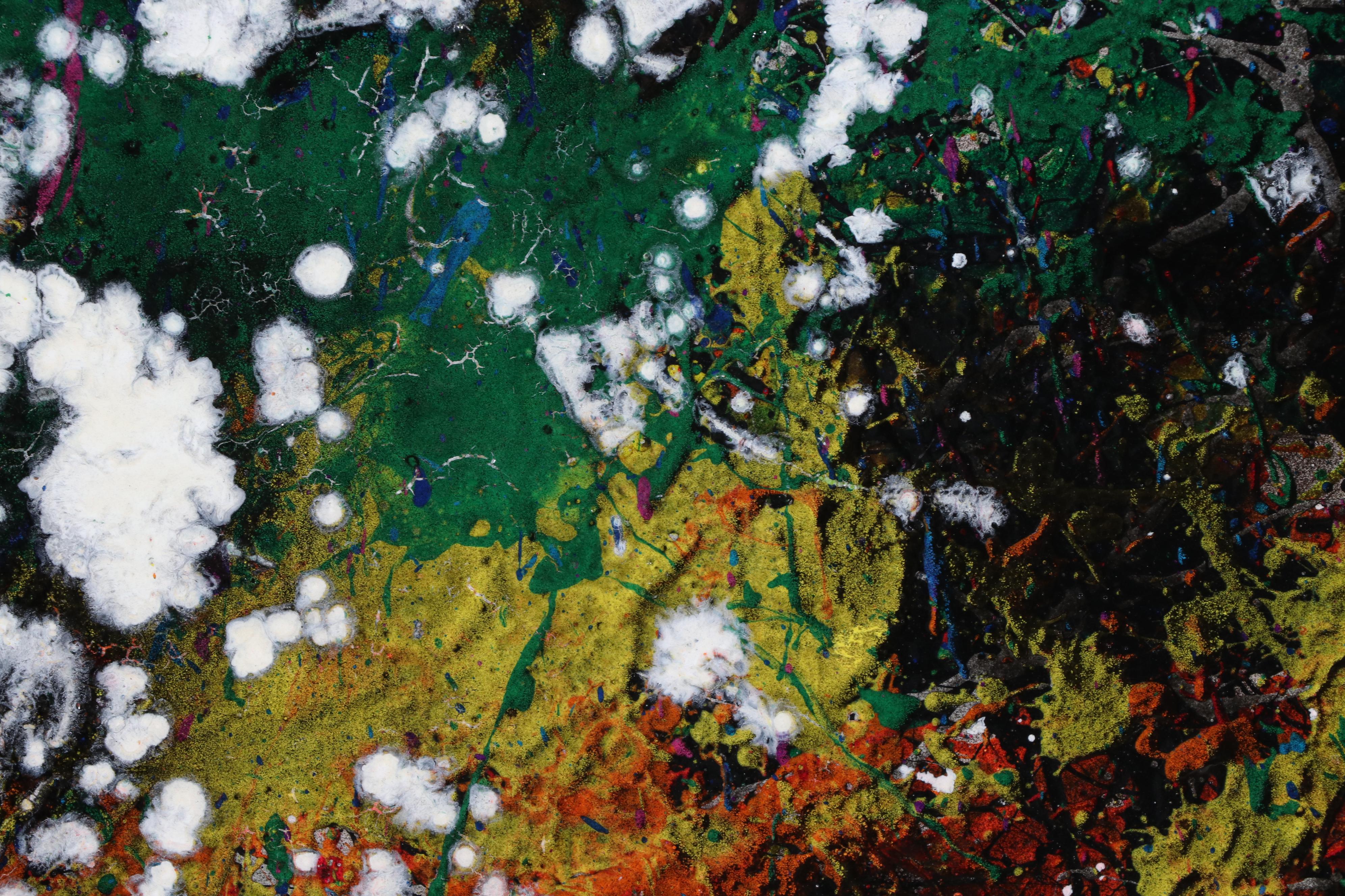 Jason Michael Durham Abstract Mixed Media Painting "Astral," 2024