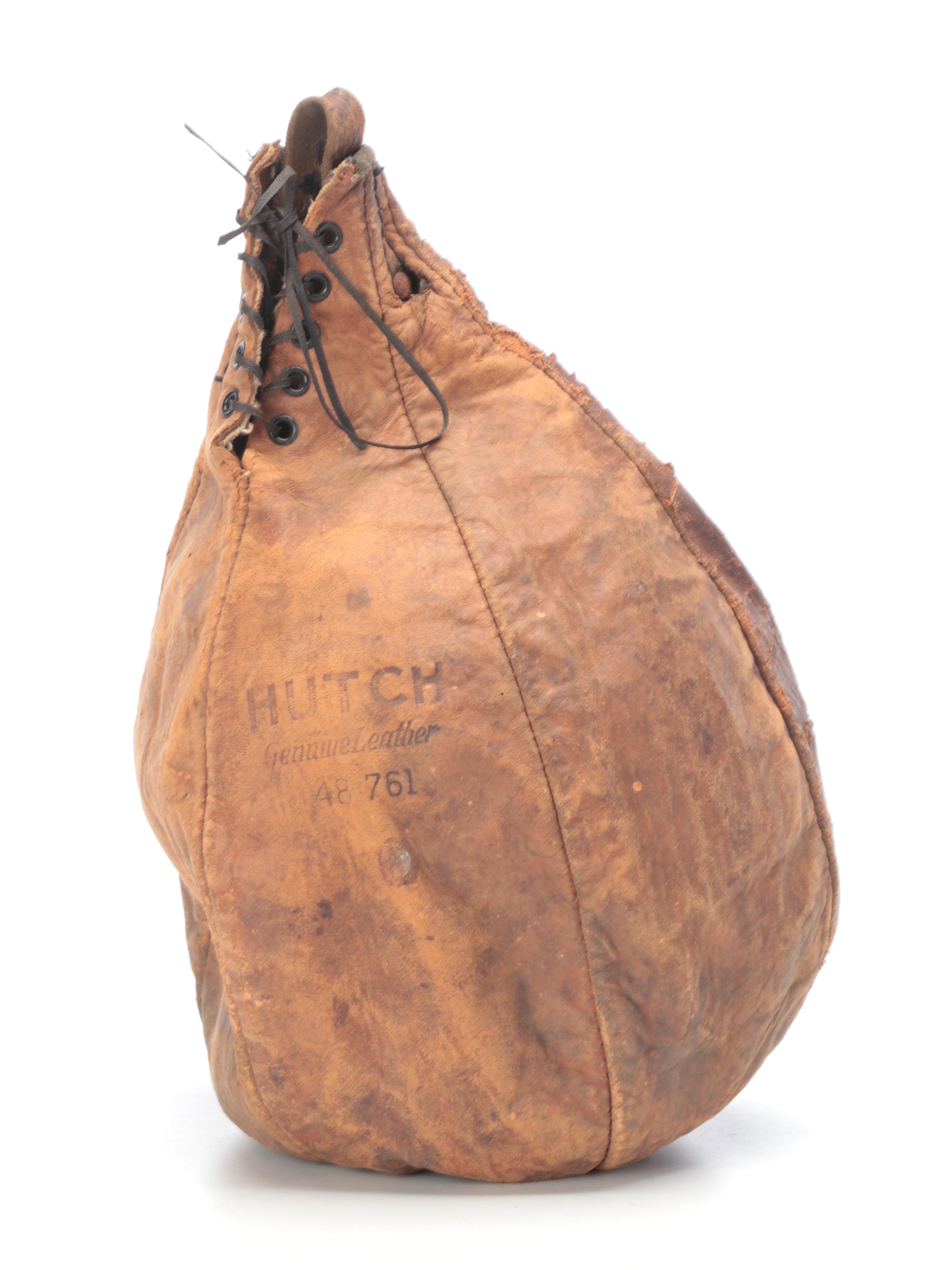 MacGregor Goldsmith Leather Speed Punching Bag Setup with Other Speed Bag