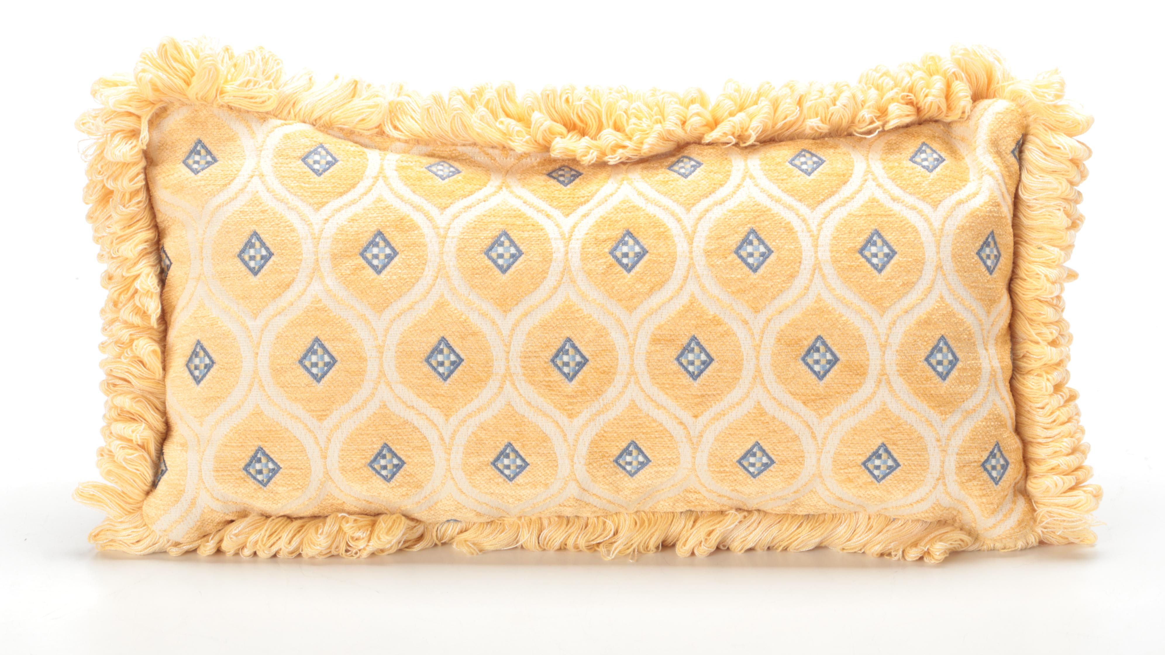 Tassel, Bead and Fringe Embellished Accent Pillows