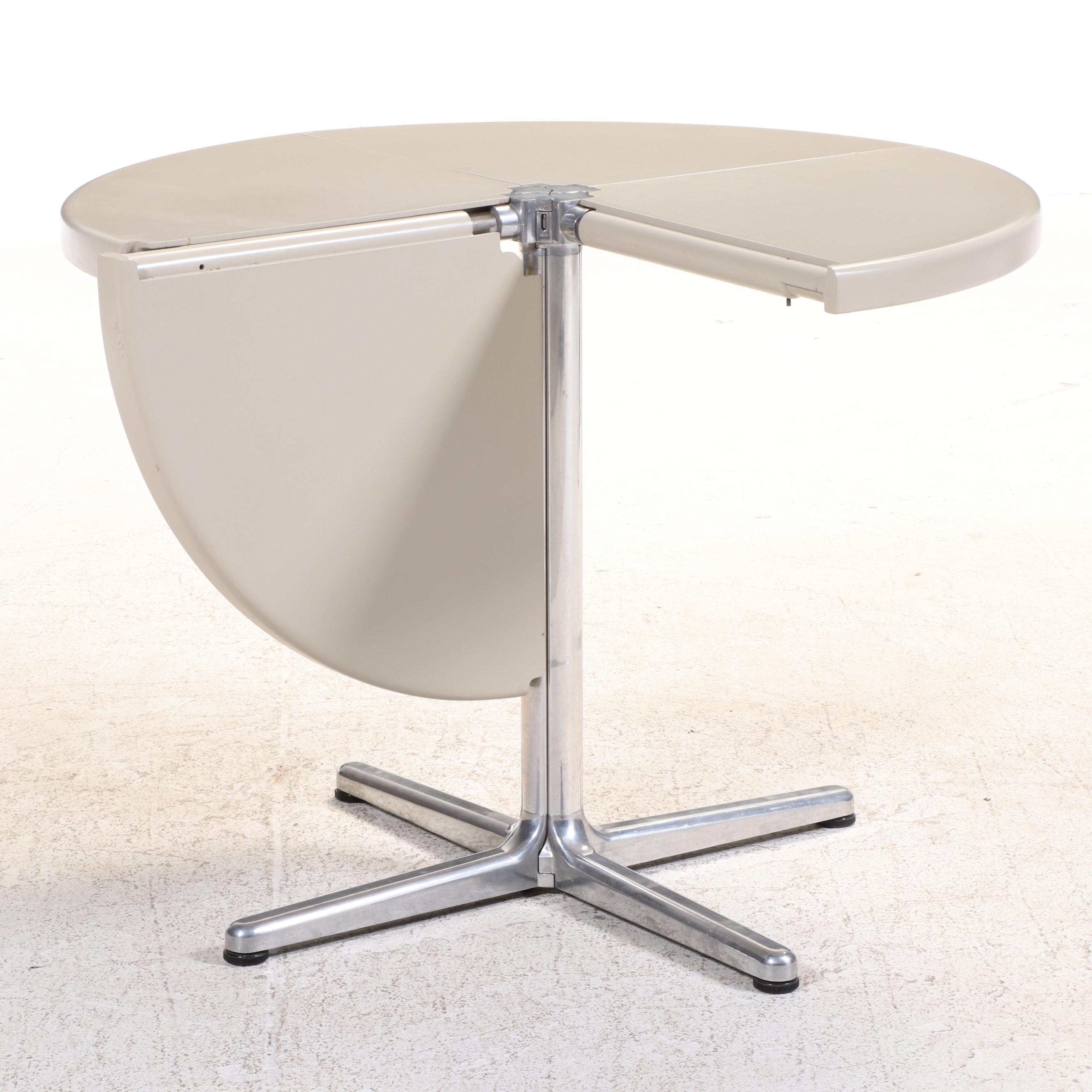 Giancarlo Piretti for Castelli “Plana” Molded Plastic and Aluminum Folding Table