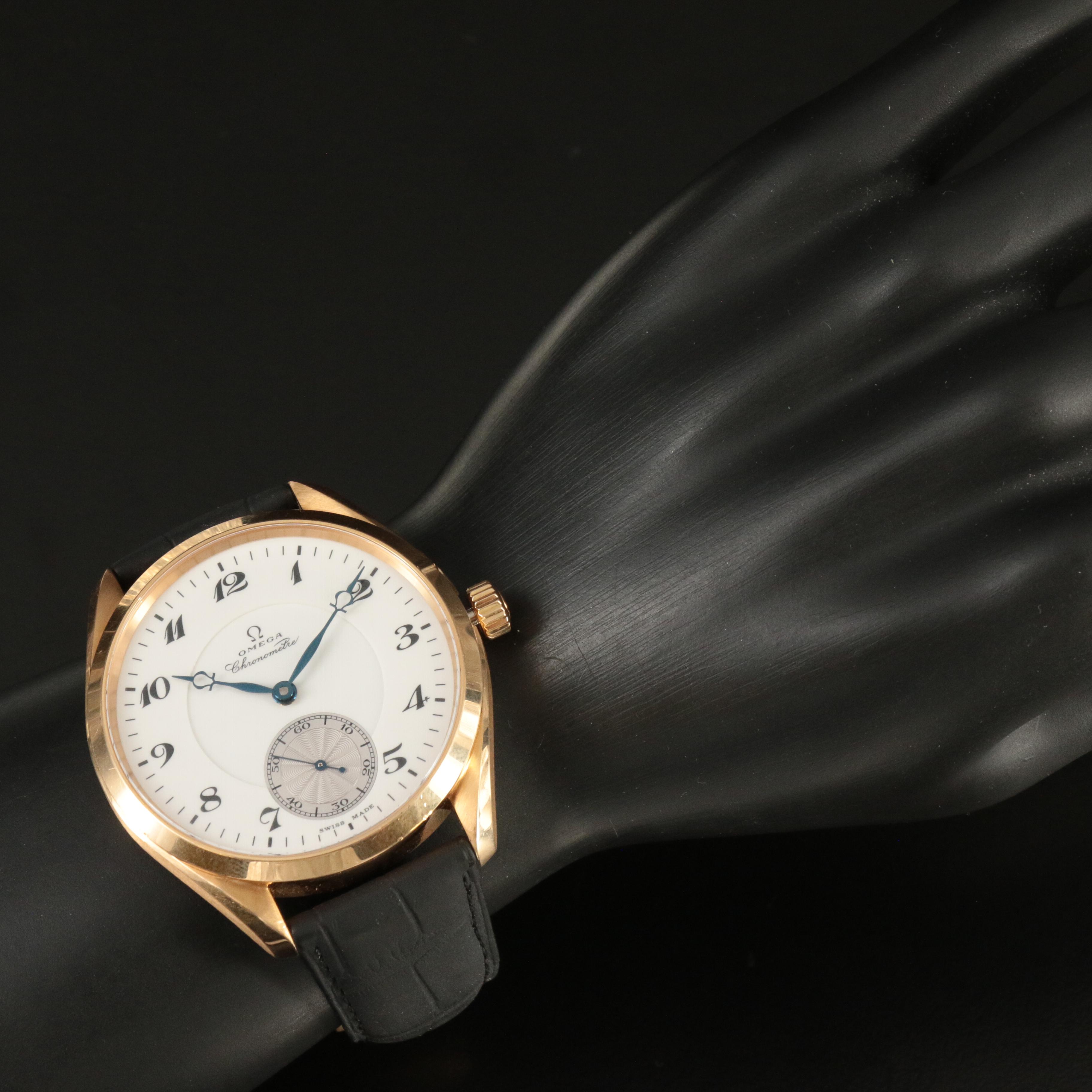 18K Omega Aqua Terra Seamaster Limited Edition Red Gold Chronometre Watch