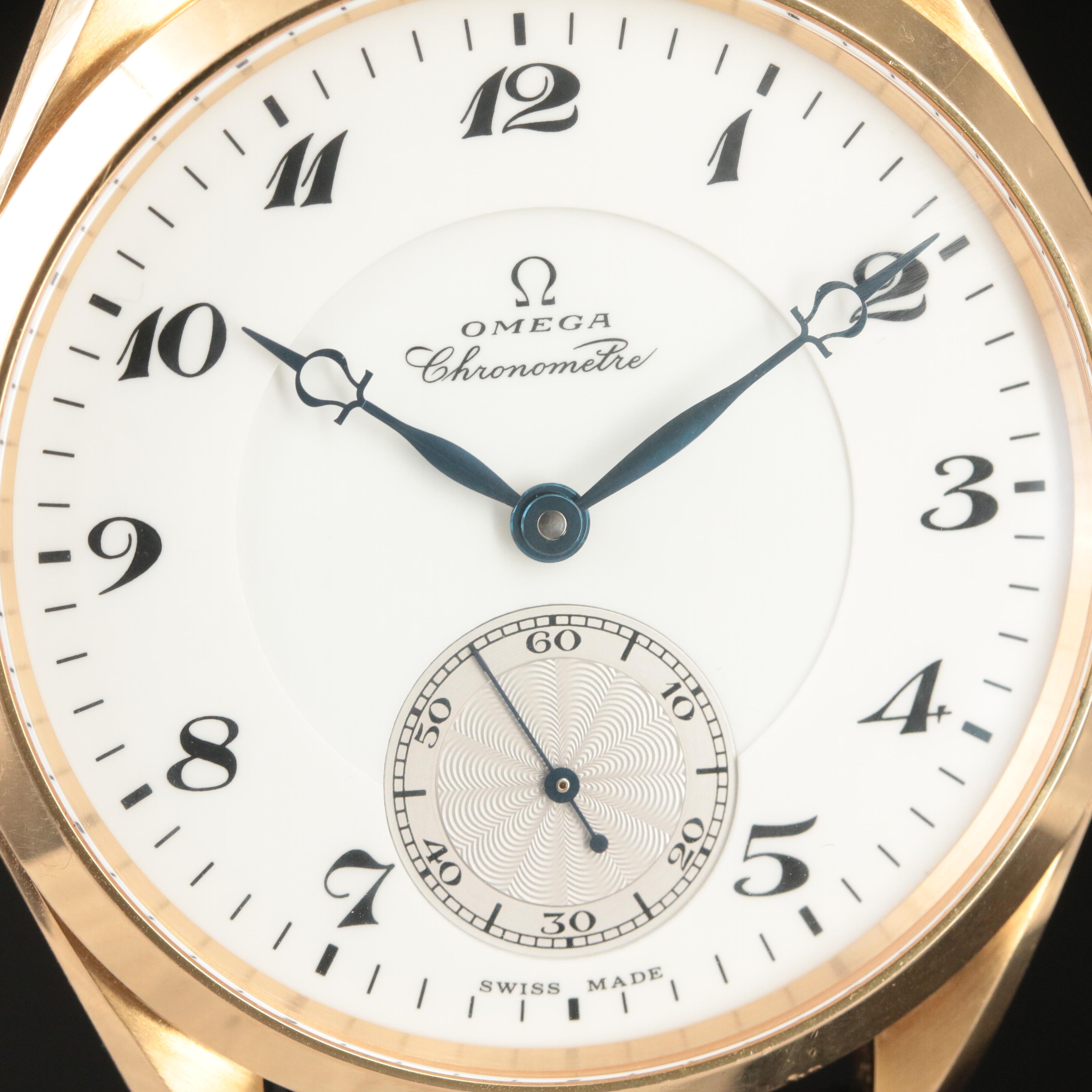 18K Omega Aqua Terra Seamaster Limited Edition Red Gold Chronometre Watch