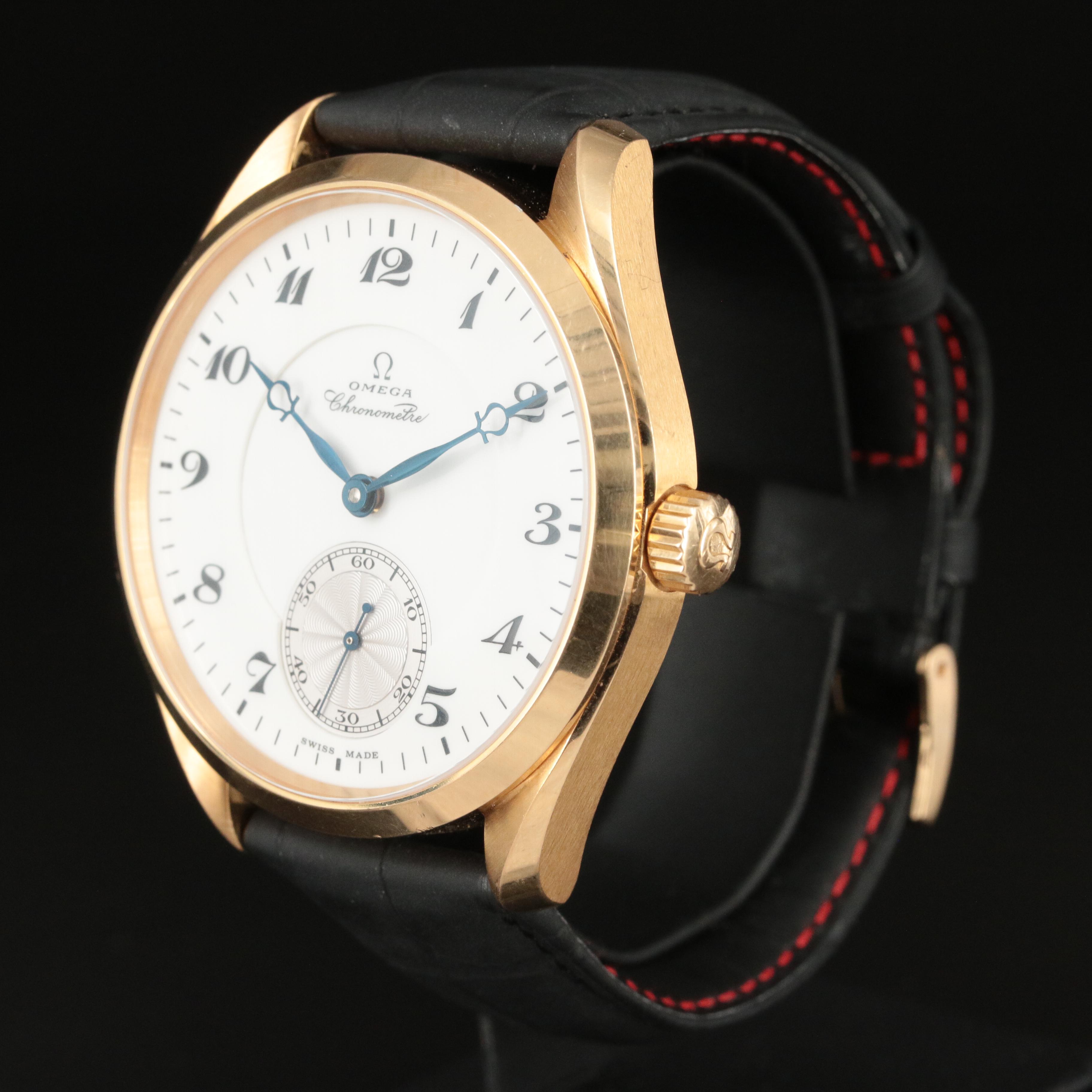 18K Omega Aqua Terra Seamaster Limited Edition Red Gold Chronometre Watch