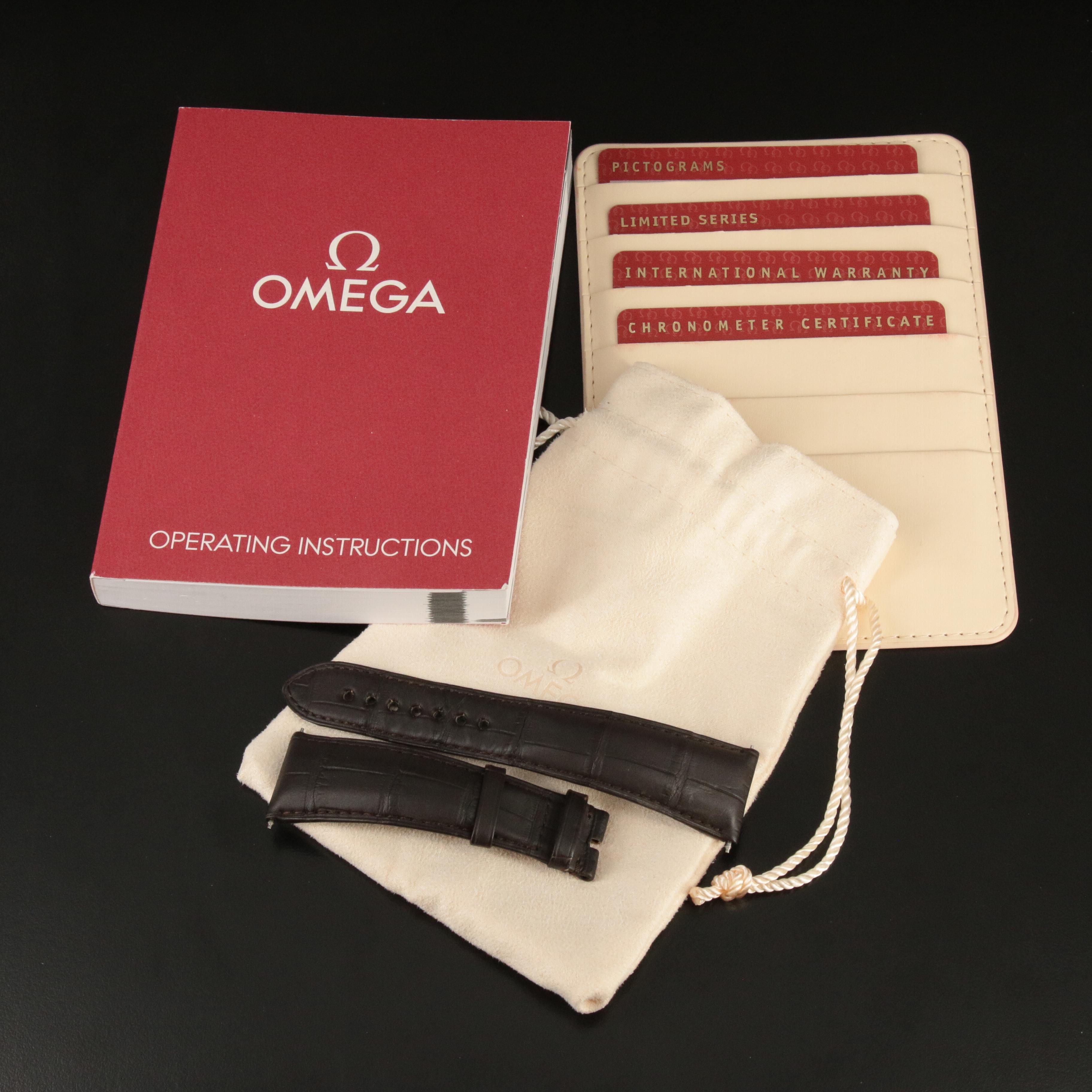 18K Omega Aqua Terra Seamaster Limited Edition Red Gold Chronometre Watch